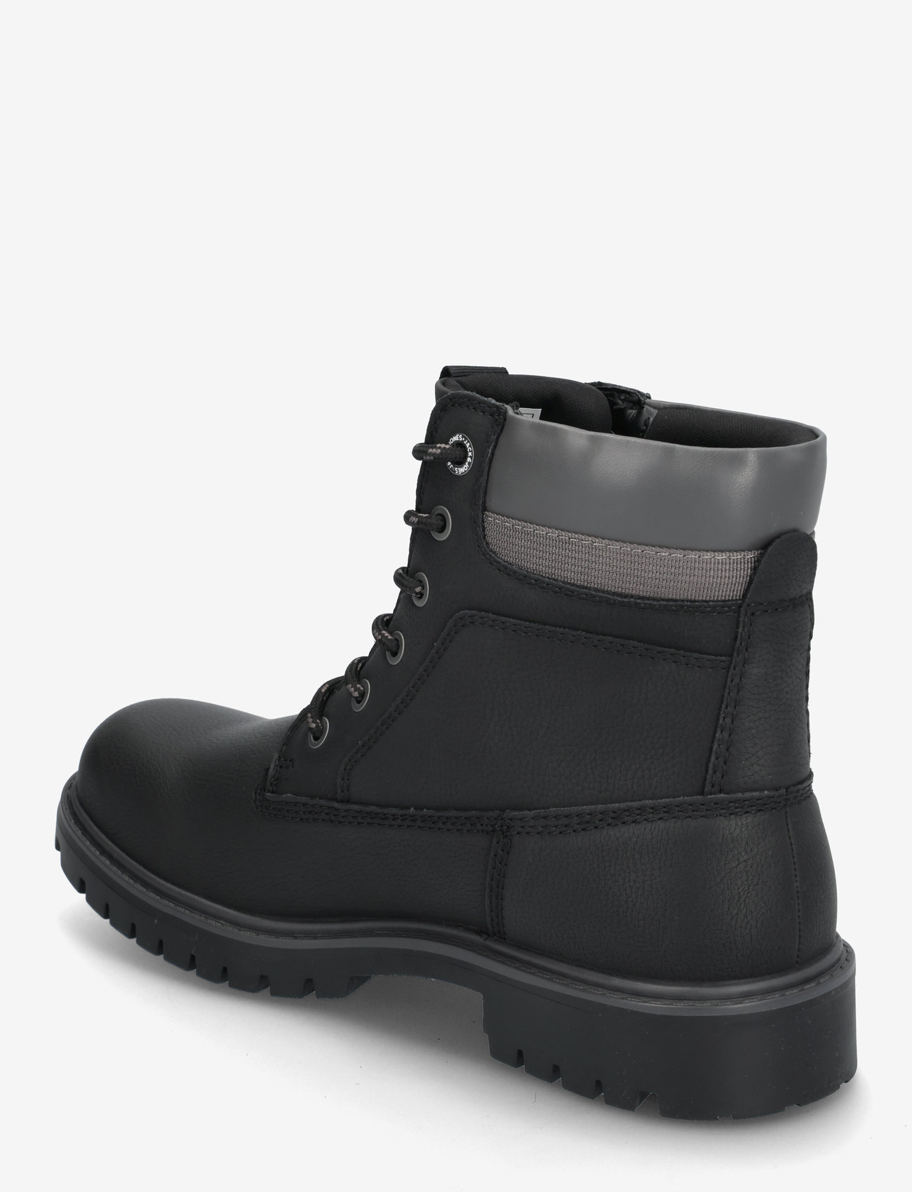 Jack & Jones - JFWFINIUS PU NUBUCK BOOT - paeltega saapad - anthracite - 3