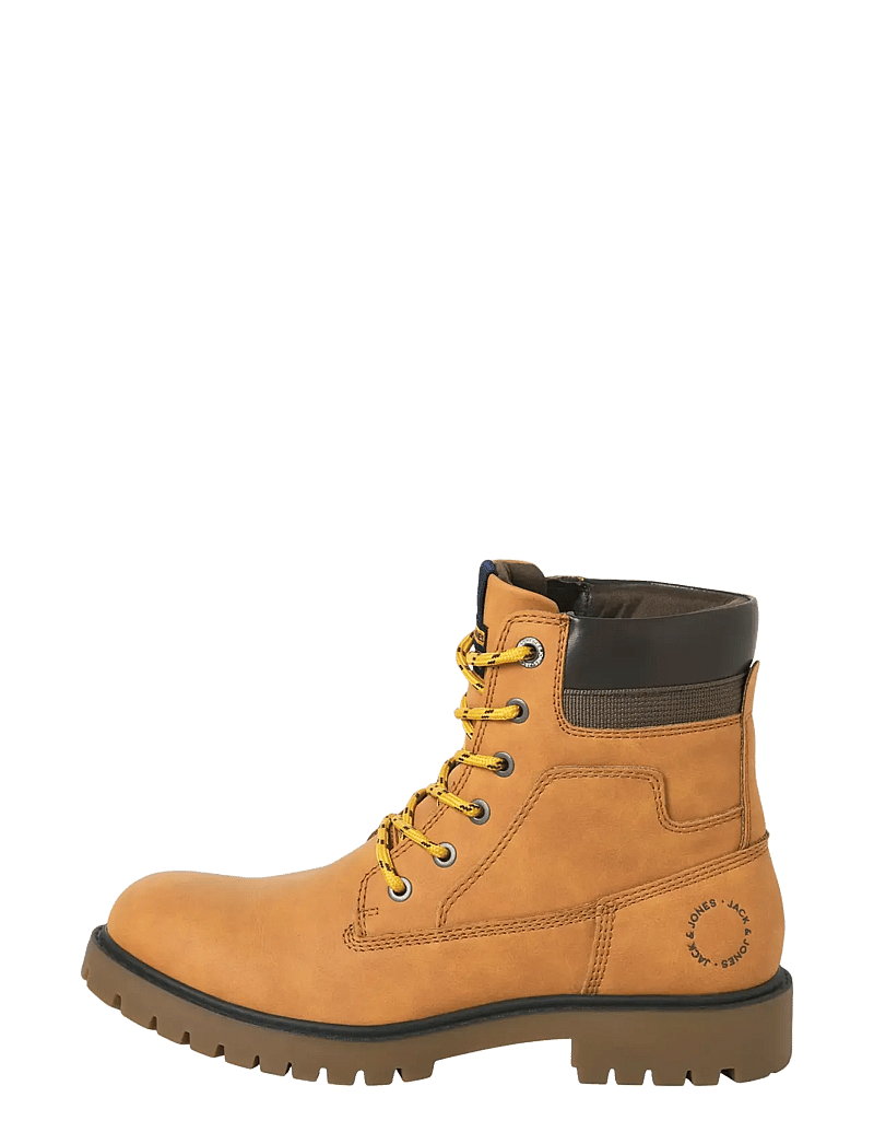 Jack & Jones - JFWFINIUS PU NUBUCK BOOT - schnürboots - honey - 1