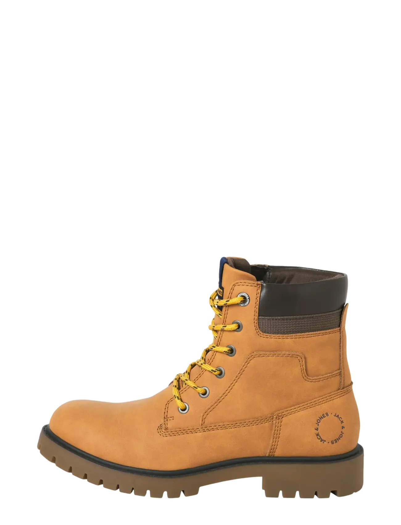 Jack & Jones - JFWFINIUS PU NUBUCK BOOT - laced boots - honey - 1