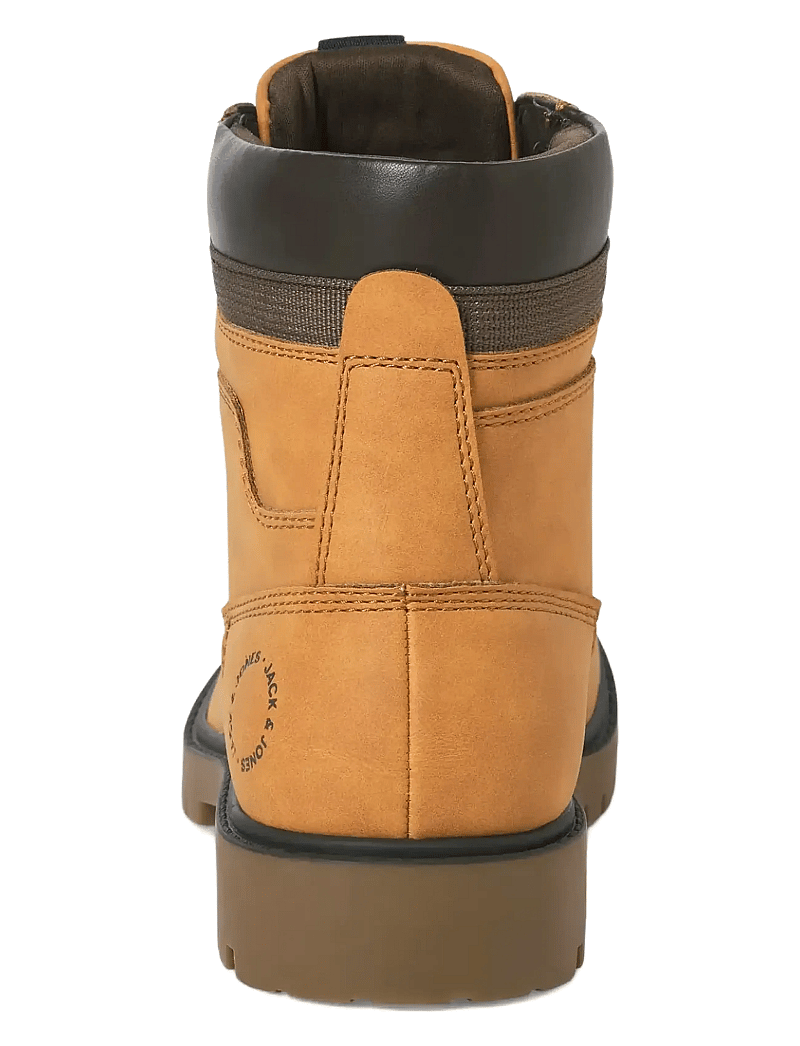 Jack & Jones - JFWFINIUS PU NUBUCK BOOT - schnürboots - honey - 4