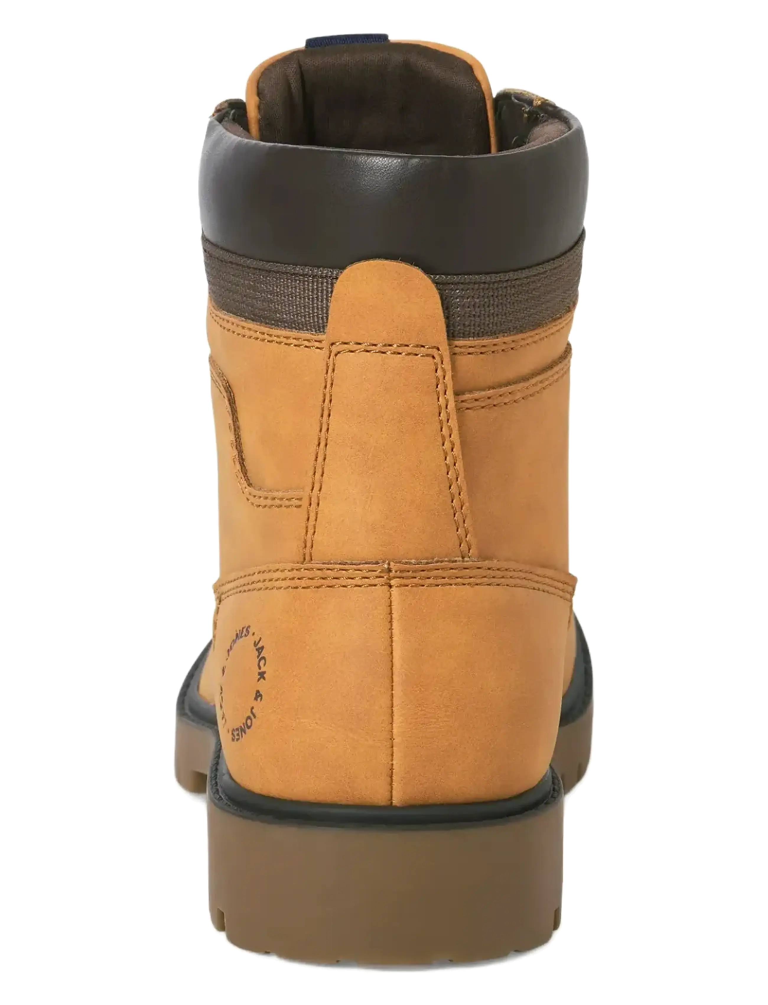 Jack & Jones - JFWFINIUS PU NUBUCK BOOT - laced boots - honey - 4