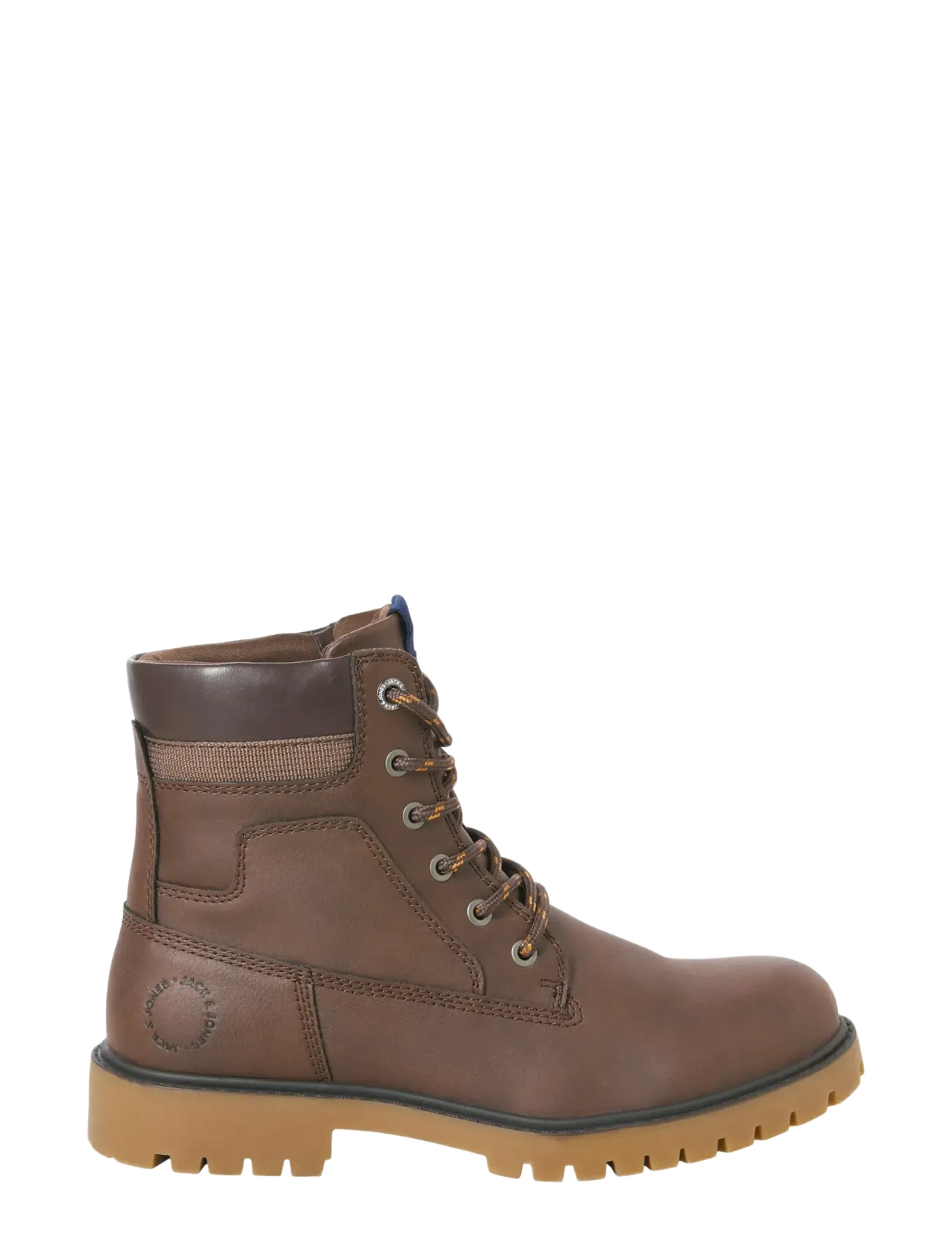 Jack & Jones Jfwfinius Pu Nubuck Boot, 41, Boots, Braun - Lace Up Männerswear