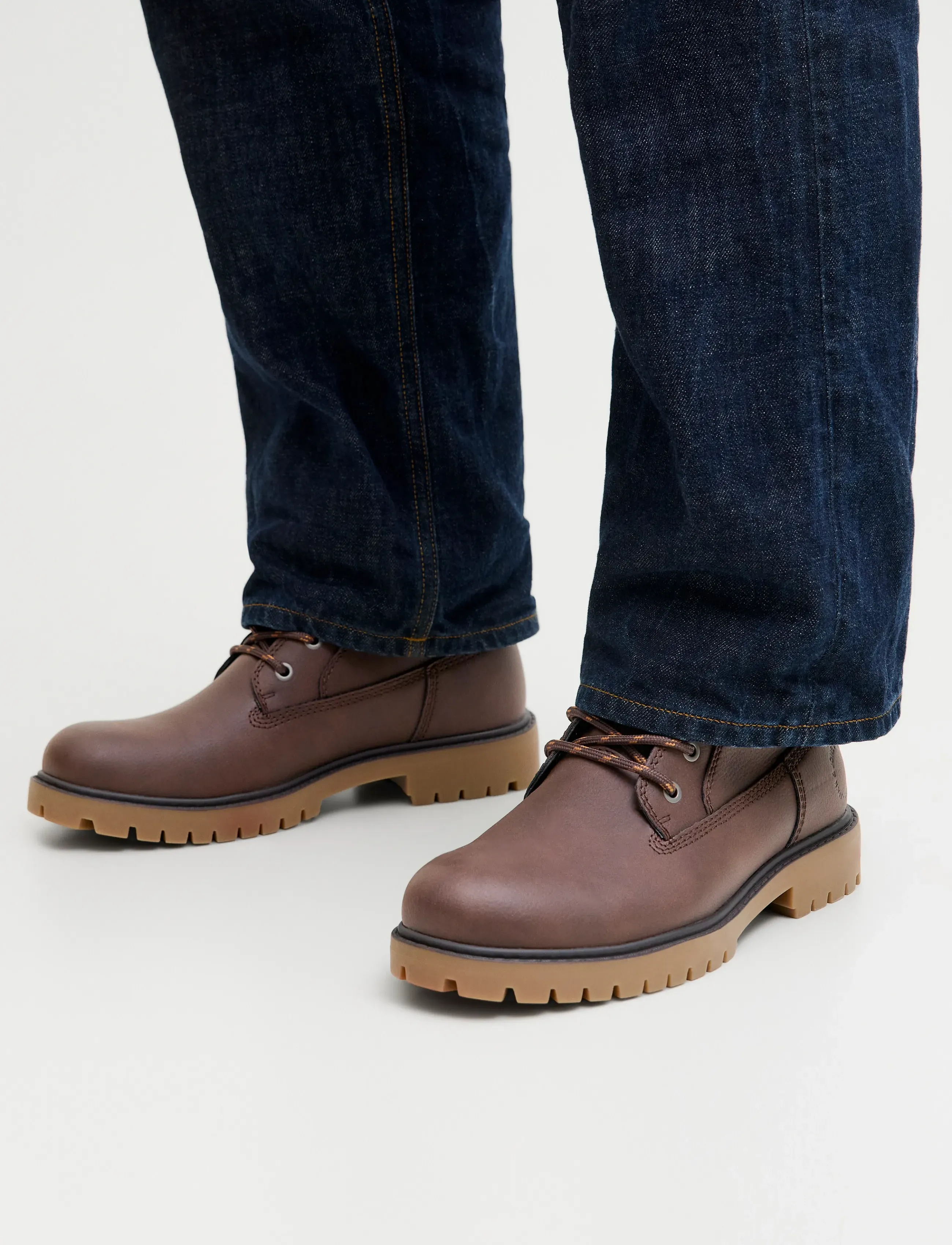Jack & Jones - JFWFINIUS PU NUBUCK BOOT - reimuð stígvél - java - 5