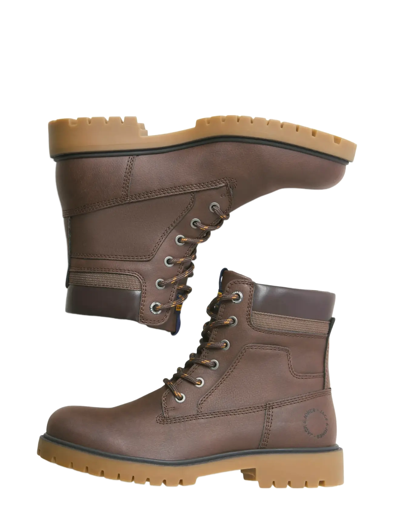 Jack & Jones - JFWFINIUS PU NUBUCK BOOT - reimuð stígvél - java - 2