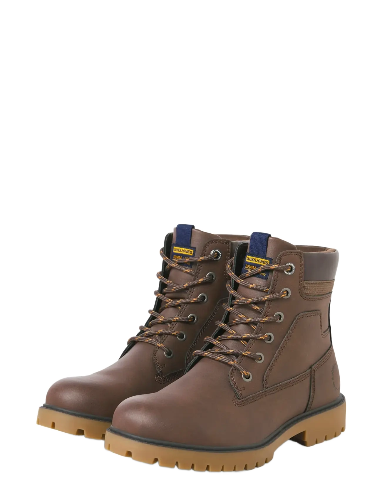 Jack & Jones - JFWFINIUS PU NUBUCK BOOT - reimuð stígvél - java - 3