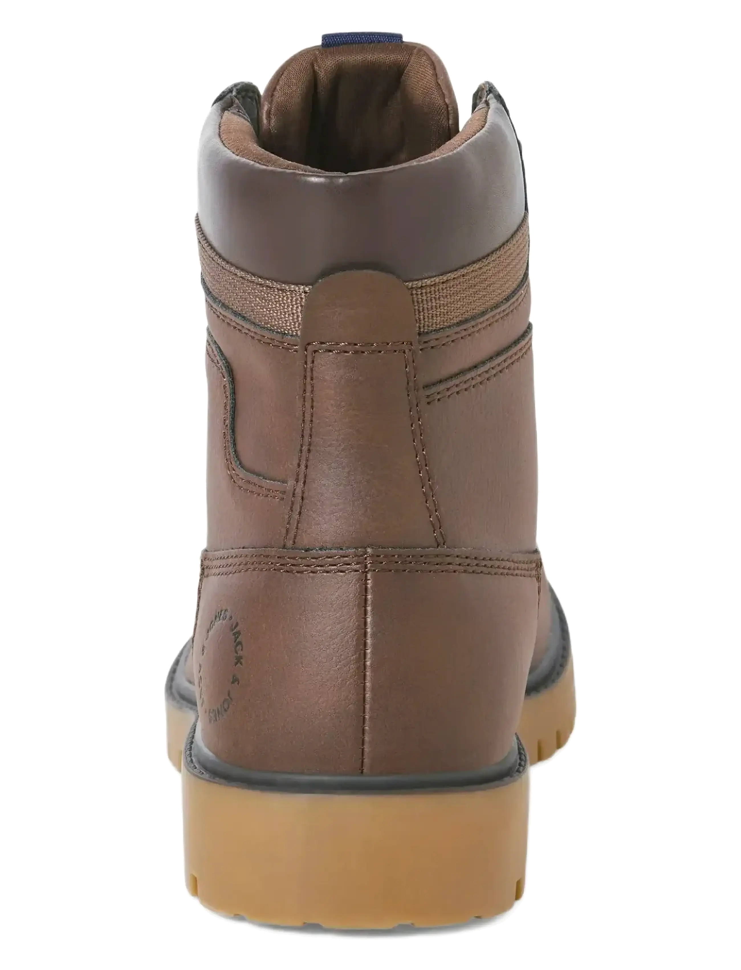 Jack & Jones - JFWFINIUS PU NUBUCK BOOT - reimuð stígvél - java - 4