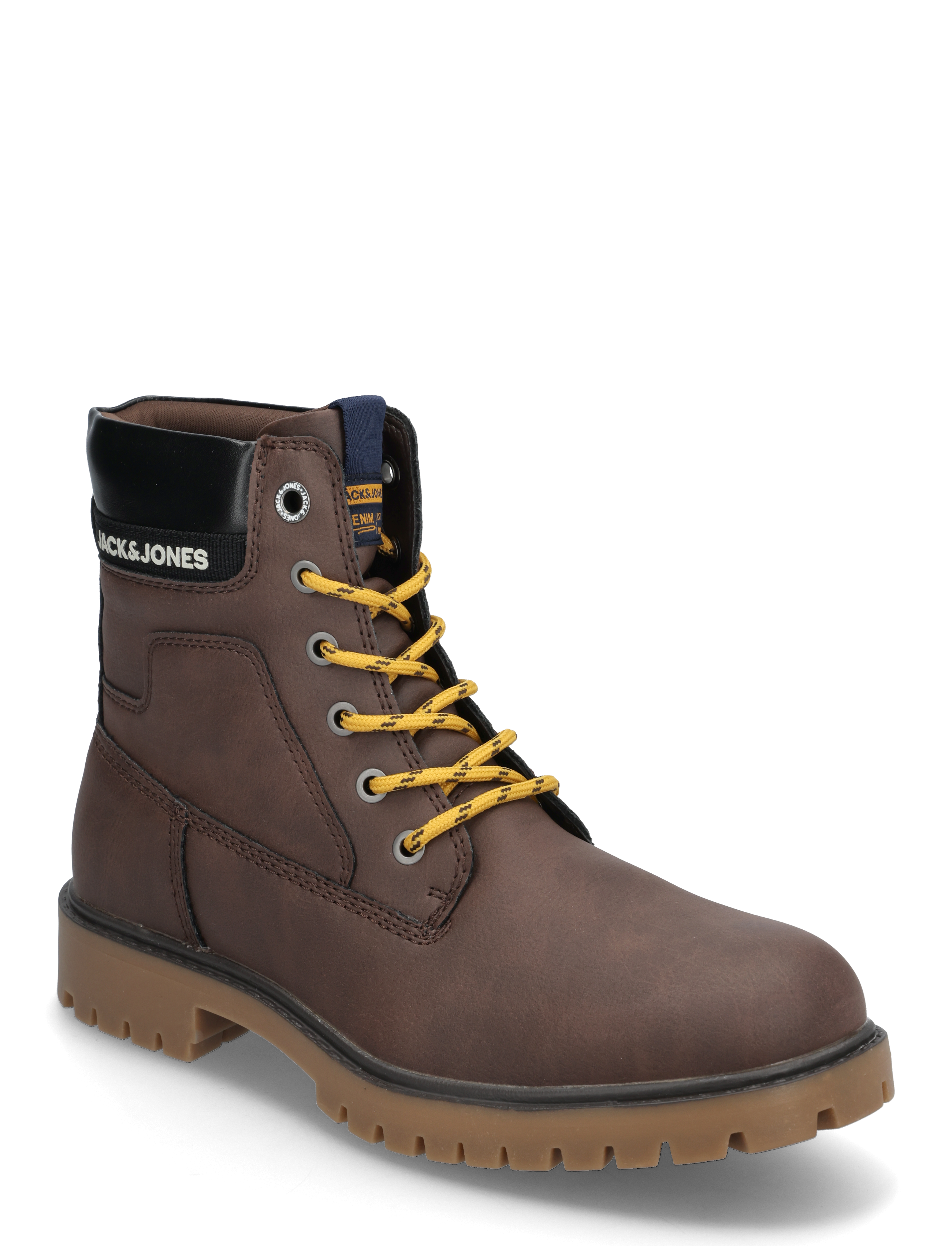 Jack & Jones JFWFINIUS PU NUBUCK BOOT - Schuhe - JAVA / brown