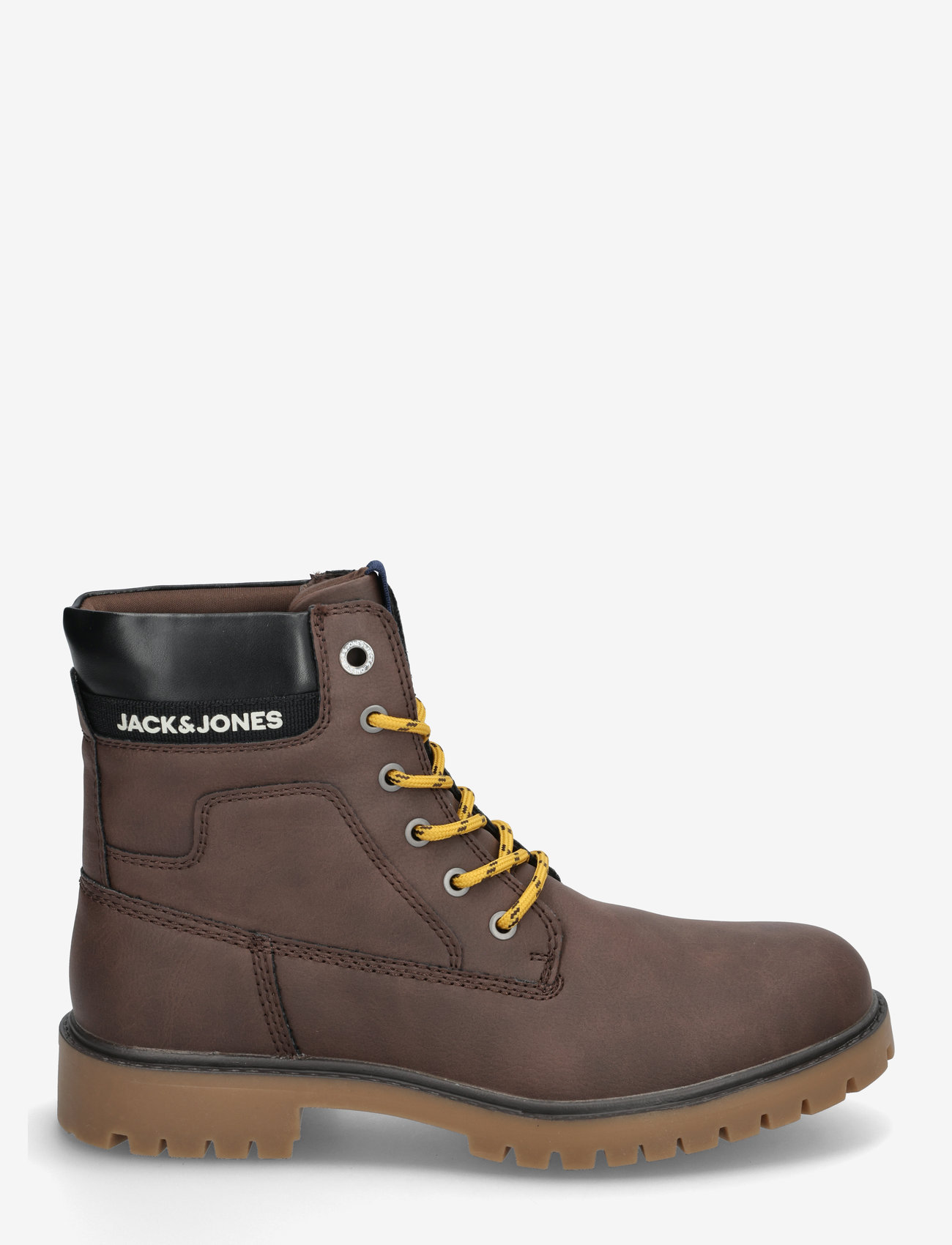 Jack & Jones - JFWFINIUS PU NUBUCK BOOT - kängor med snörning - java - 1