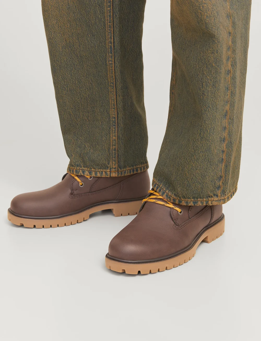 Jack & Jones - JFWFINIUS PU NUBUCK BOOT - schnürboots - java - 5