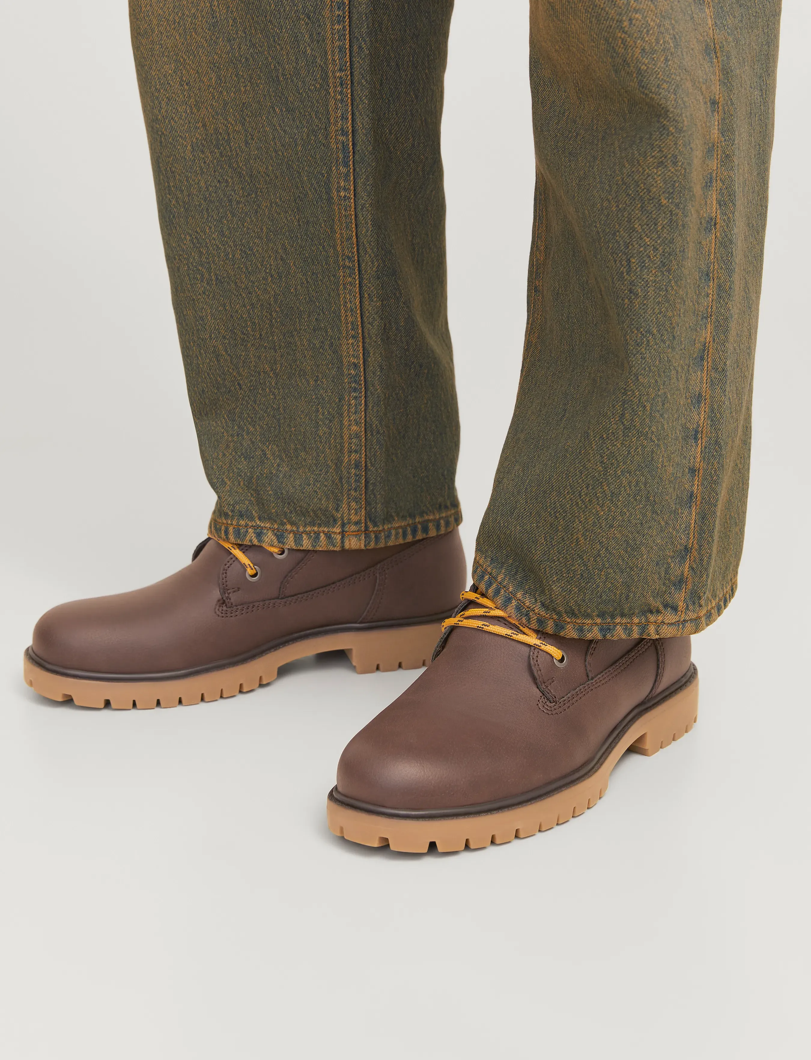 Jack & Jones - JFWFINIUS PU NUBUCK BOOT - mężczyźni - java - 5
