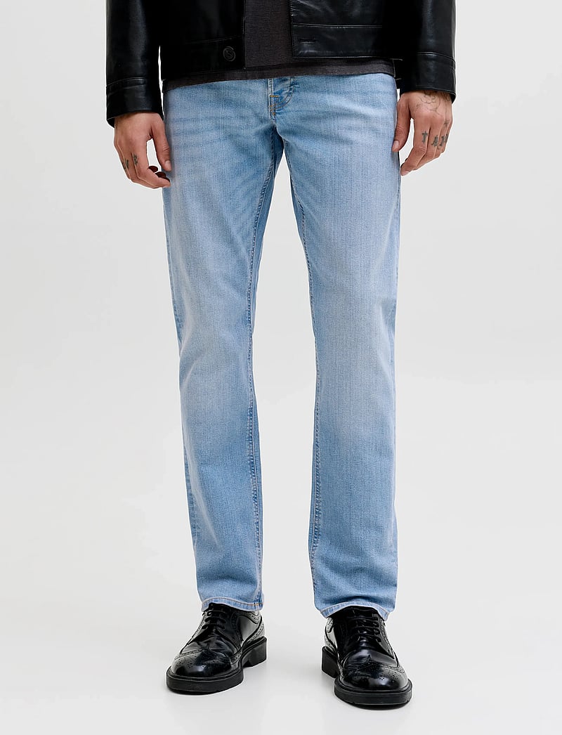 Jack & Jones - JJIGLENN JJBASIC SQ 330 NOOS - aptempti džinsai - blue denim - 0