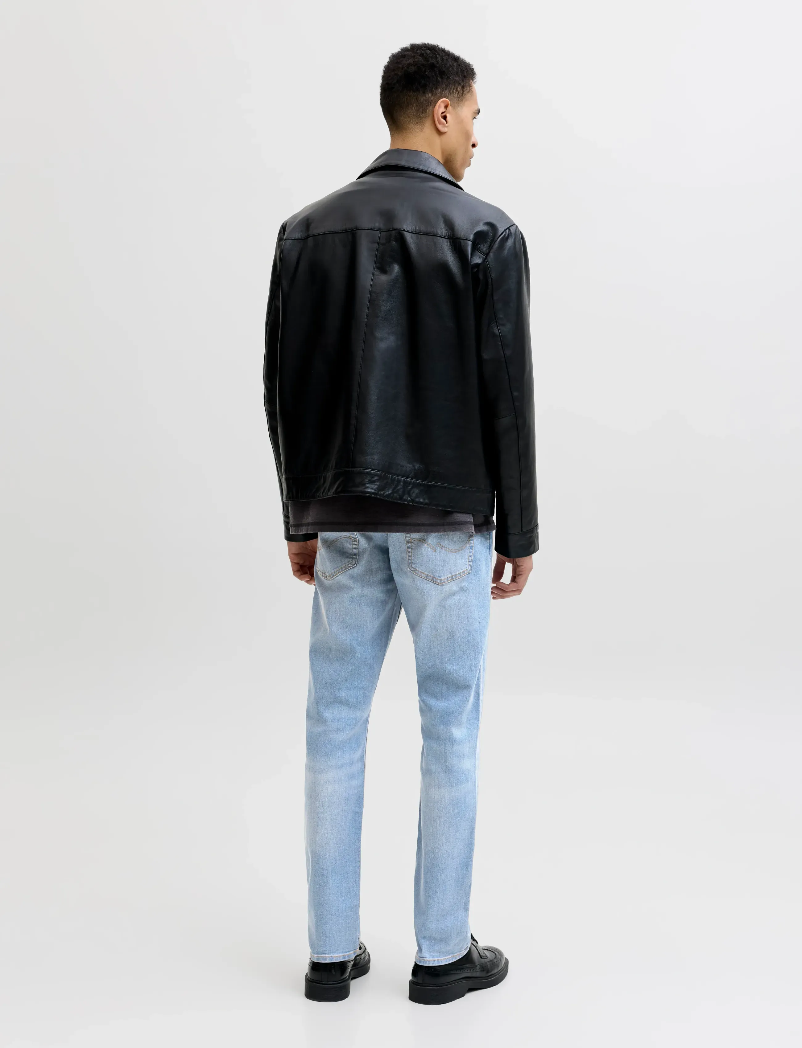 Jack & Jones - JJIGLENN JJBASIC SQ 330 NOOS - kitsad teksad - blue denim - 3