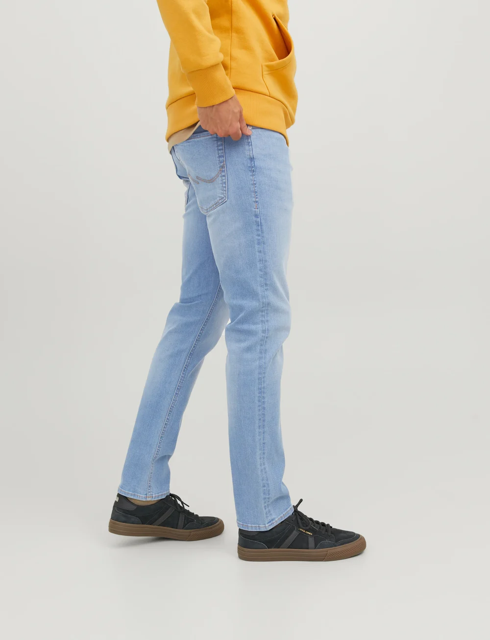 Jack & Jones - JJIGLENN JJORIGINAL SQ 330 NOOS - kitsad teksad - blue denim - 4
