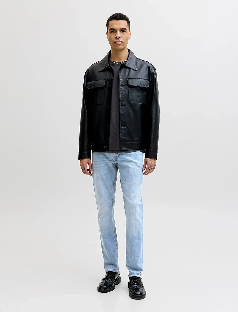 Jack & Jones - JJIGLENN JJBASIC SQ 330 NOOS - aptempti džinsai - blue denim - 4