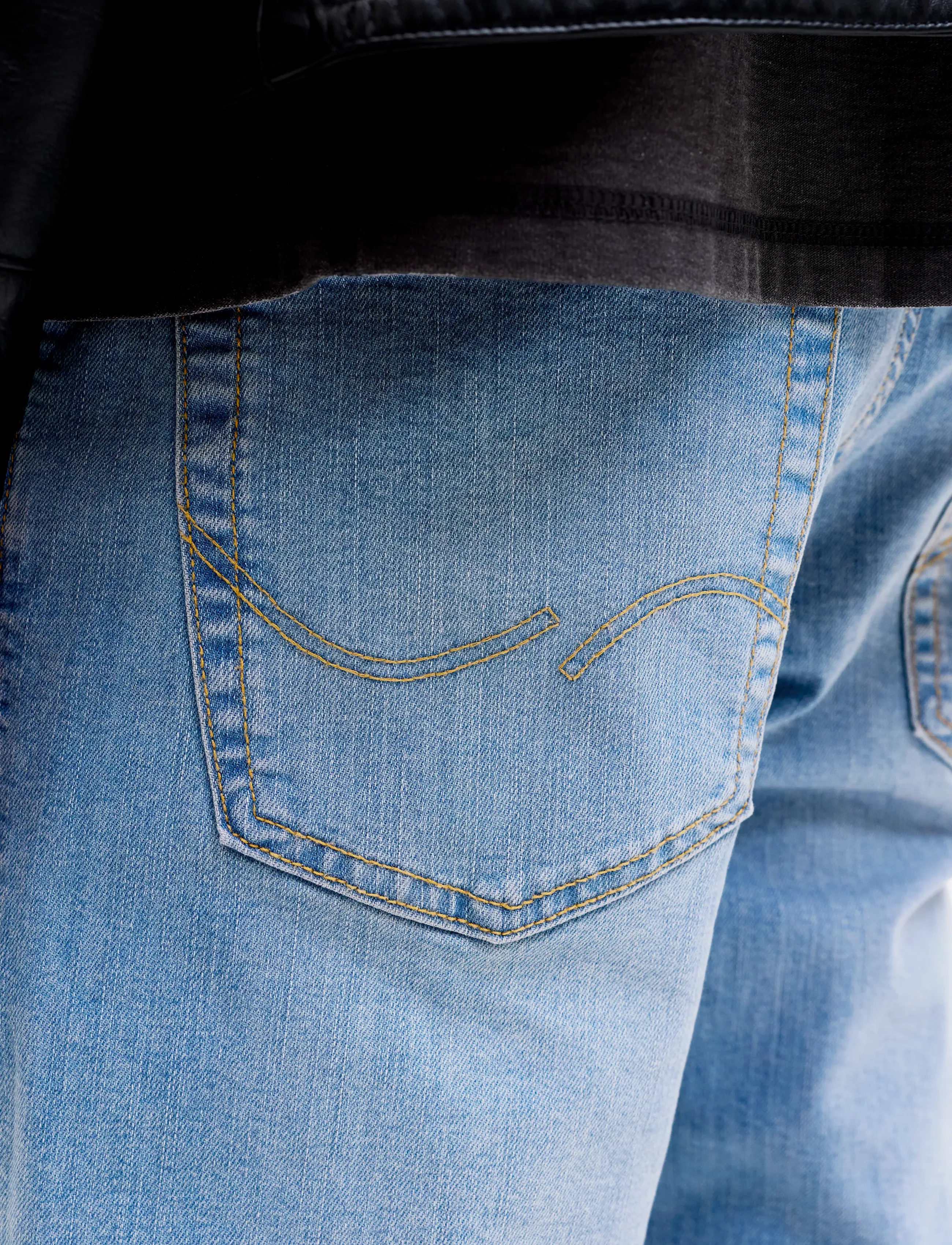 Jack & Jones - JJIGLENN JJBASIC SQ 330 NOOS - kitsad teksad - blue denim - 5