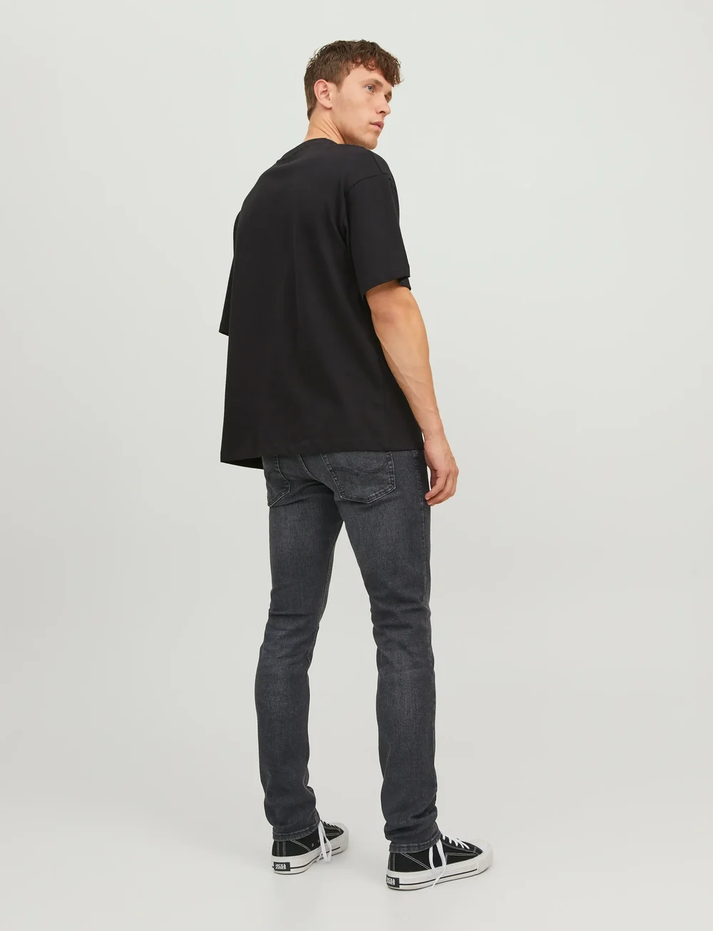 Jack & Jones - JJIGLENN JJORIGINAL SQ 270 NOOS - kitsad teksad - black denim - 3