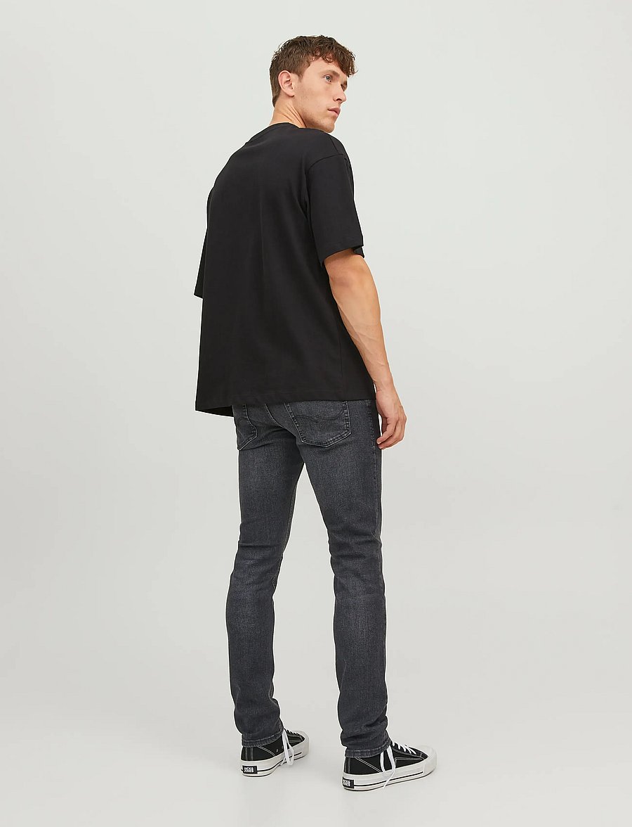 Jack & Jones - JJIGLENN JJORIGINAL SQ 270 NOOS - slim jeans - black denim - 3