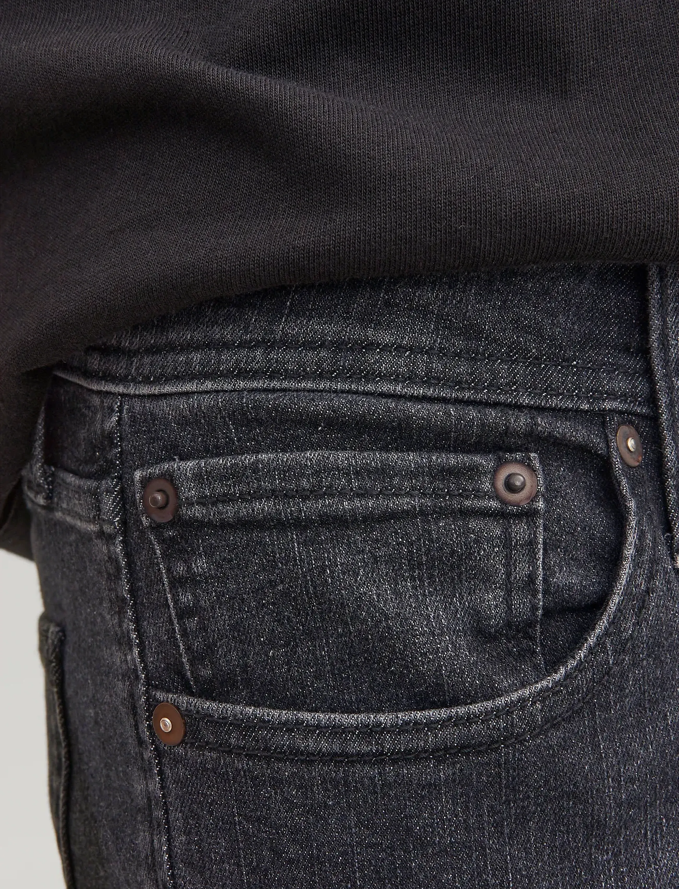 Jack & Jones - JJIGLENN JJORIGINAL SQ 270 NOOS - kitsad teksad - black denim - 5