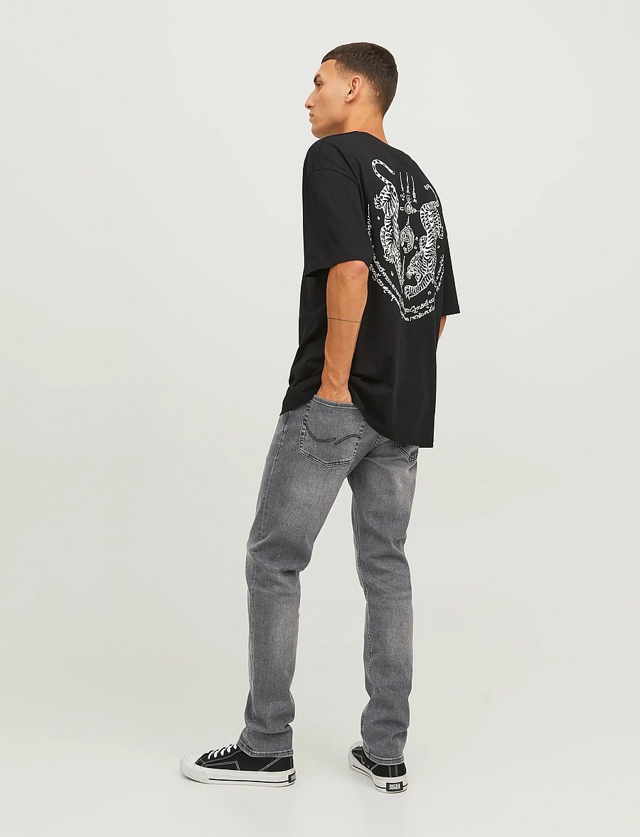 Jack & Jones - JJIGLENN JJORIGINAL SQ 349 NOOS - slim jeans - black denim - 3