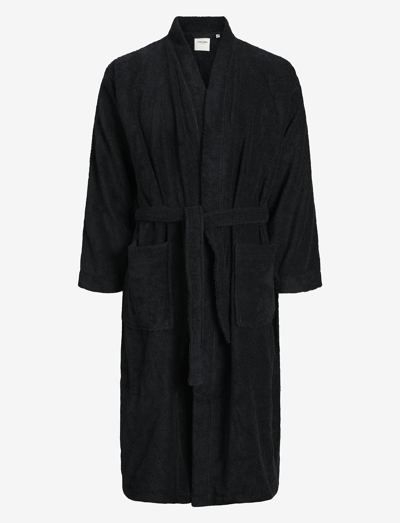 Jack & Jones - JACSOLID BATHROBE - køb efter pris - black - 0