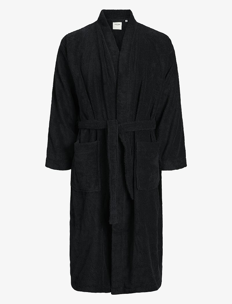 Jack & Jones - JACSOLID BATHROBE - køb efter pris - black - 0