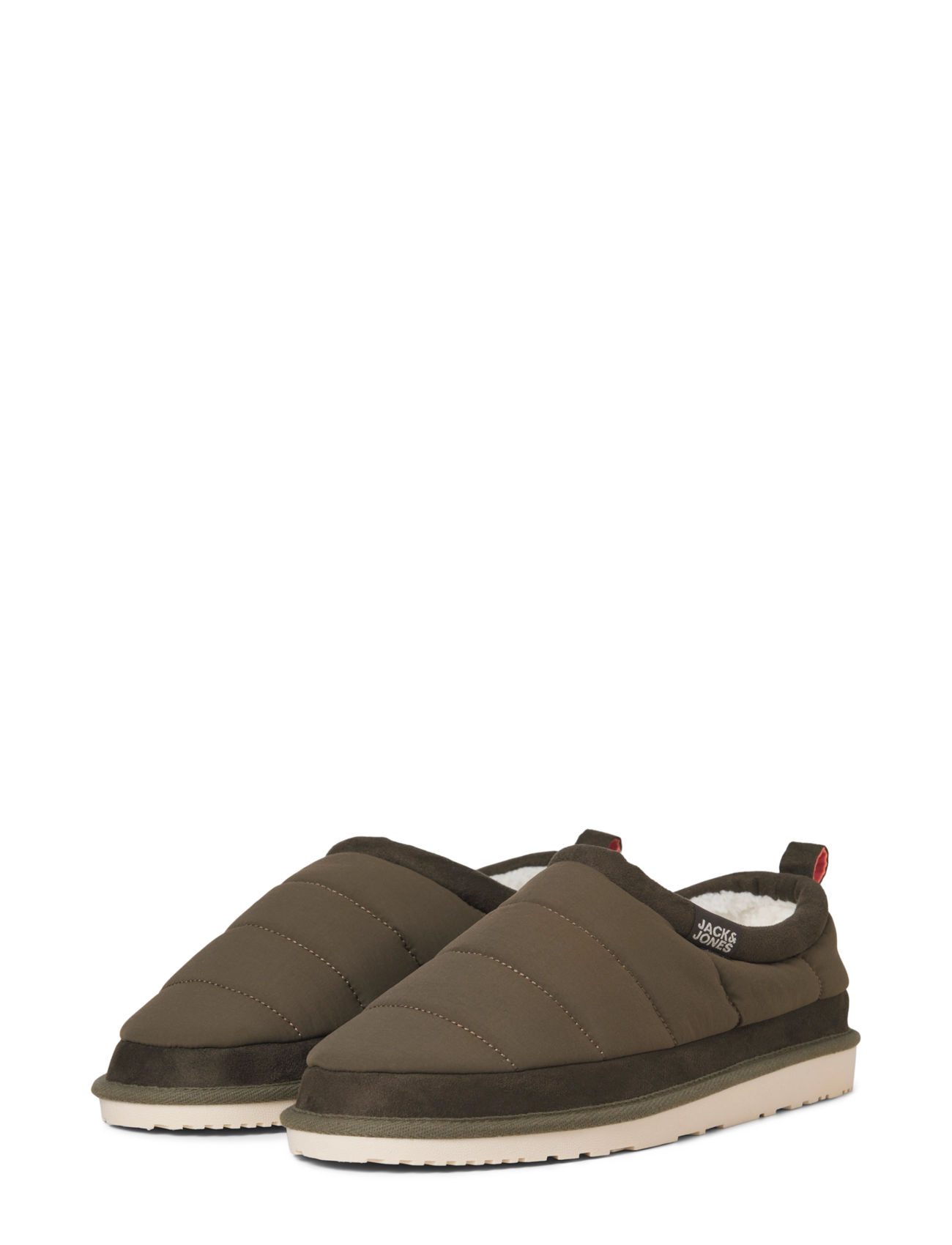 Jack & Jones Jfwpuff Mule Slipper Pb, Mænd, Quiltet Mule Hjemmesko, Kakigrøn, Str: 46
