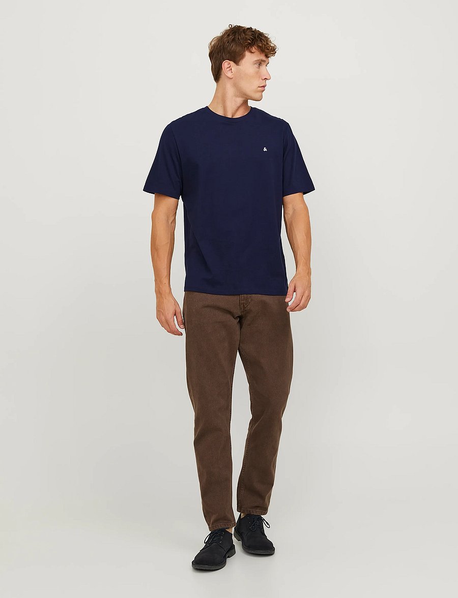 Jack & Jones - JJEPAULOS TEE SS CREW NECK NOOS - lühikeste varrukatega t-särgid - navy blazer - 0