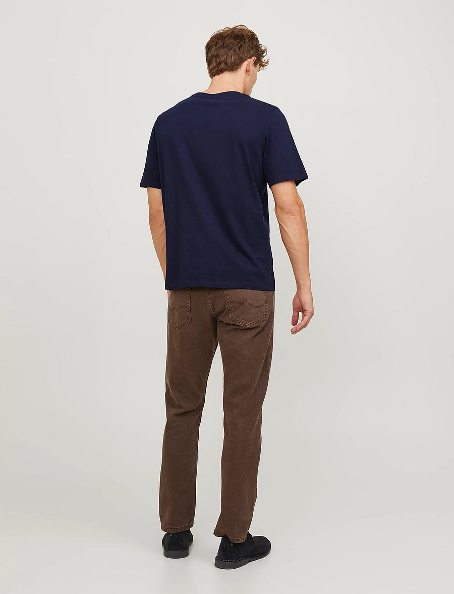 Jack & Jones - JJEPAULOS TEE SS CREW NECK NOOS - lühikeste varrukatega t-särgid - navy blazer - 3