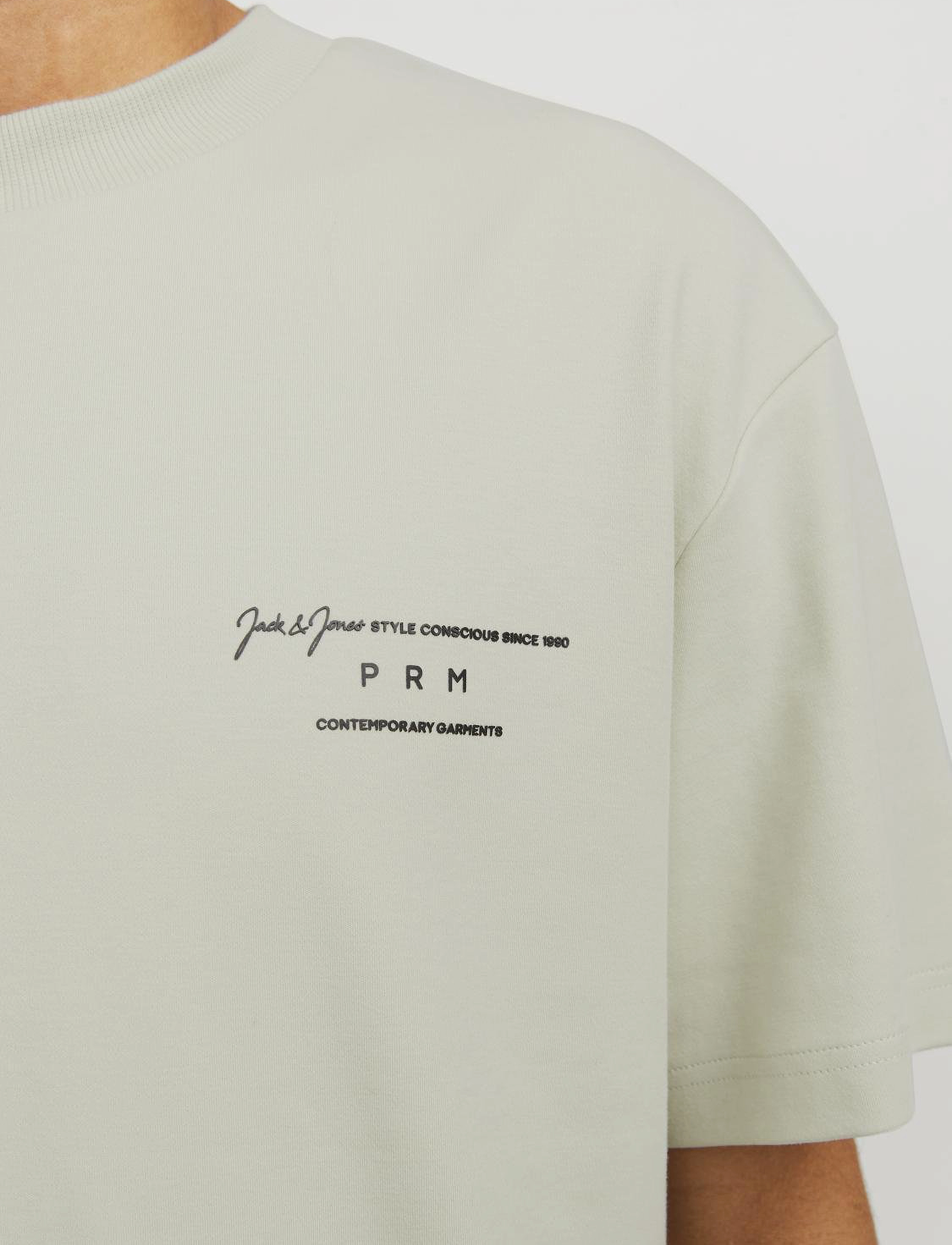 Jack & Jones - JPRBLASANCHEZ BRANDING TEE CREW NECK SN - green tint - 3