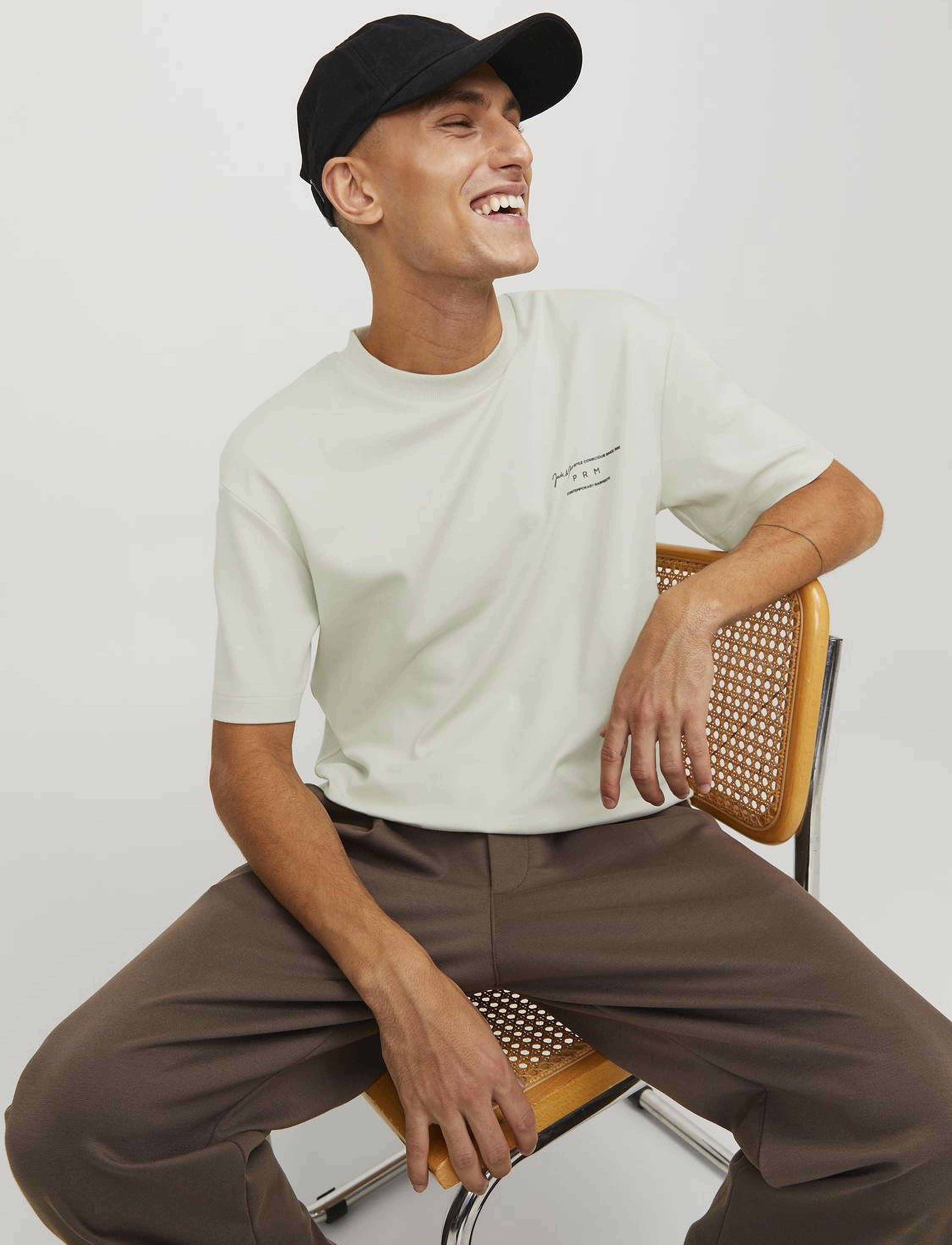 Jack & Jones - JPRBLASANCHEZ BRANDING TEE CREW NECK SN - green tint - 4