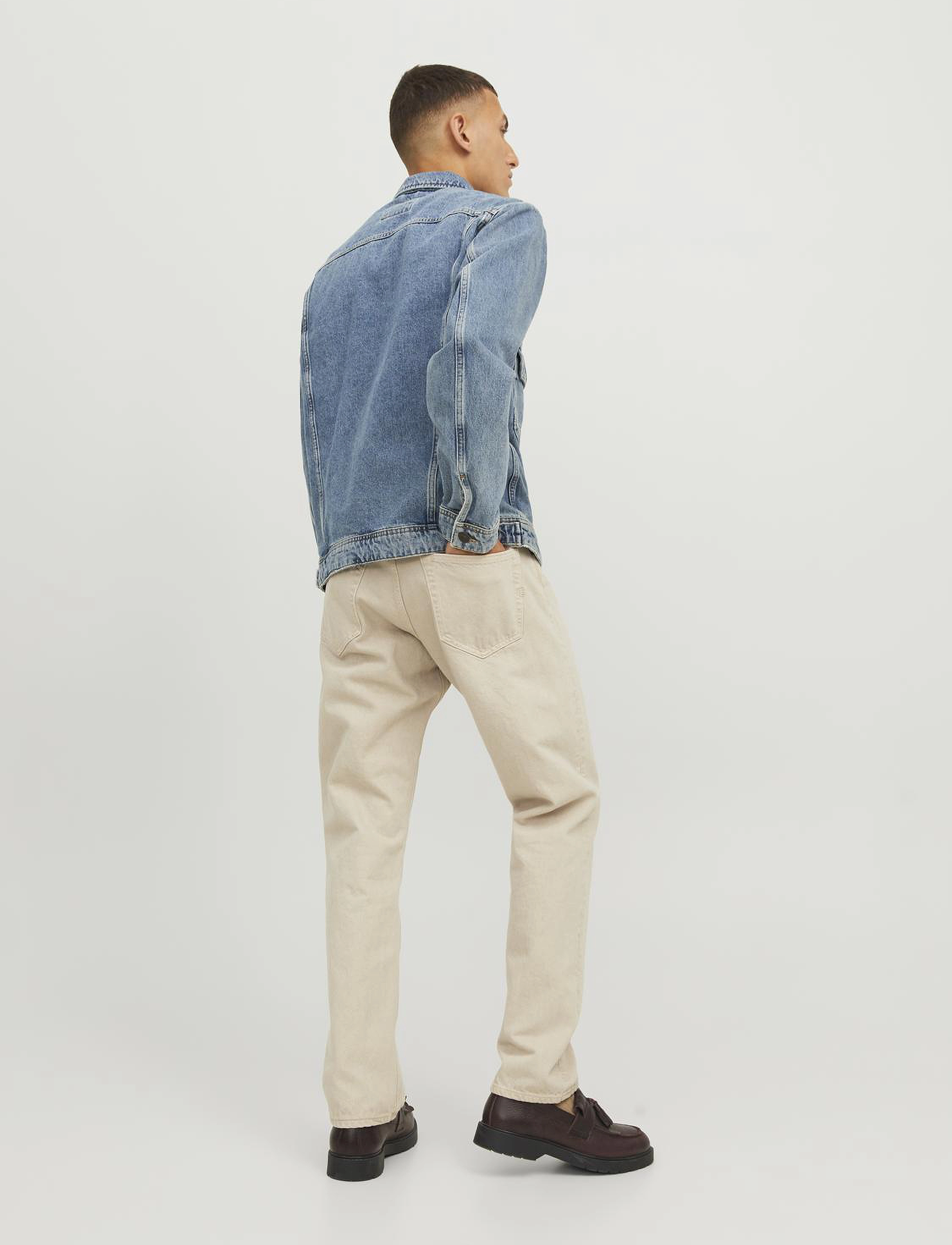 Jack & Jones - JJICHRIS JJCOOPER AM 900 NOOS - regular jeans - moonbeam - 3