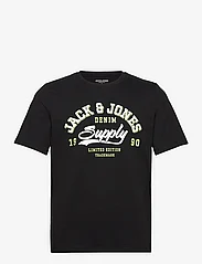 Jack & Jones - JJELOGO TEE SS O-NECK 2 COL SS24 SN - korte mouwen - black - 0