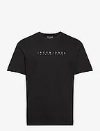 JJSETRA TEE SS CREW NECK - BLACK