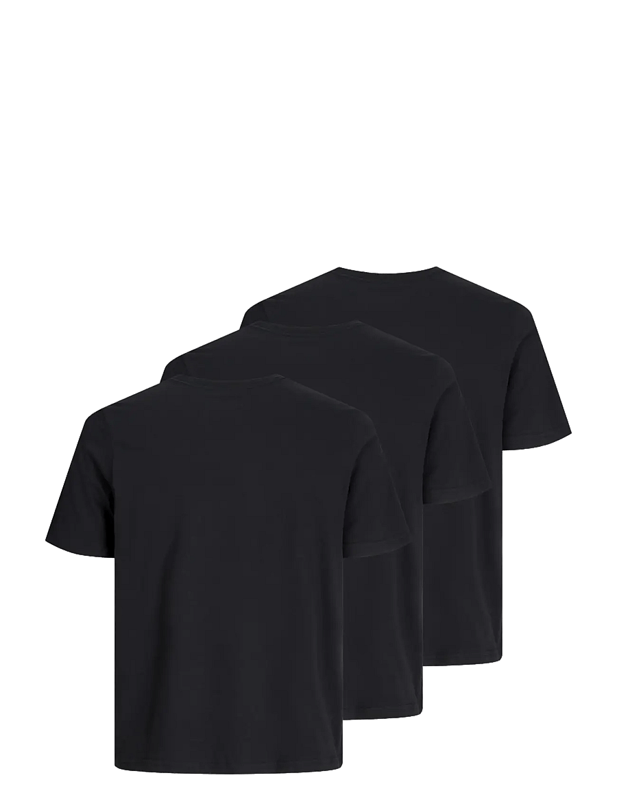 Jack & Jones - JACUNDER TEE CREW NECK 3 PACK NOOS - pyjama tops - black - 2