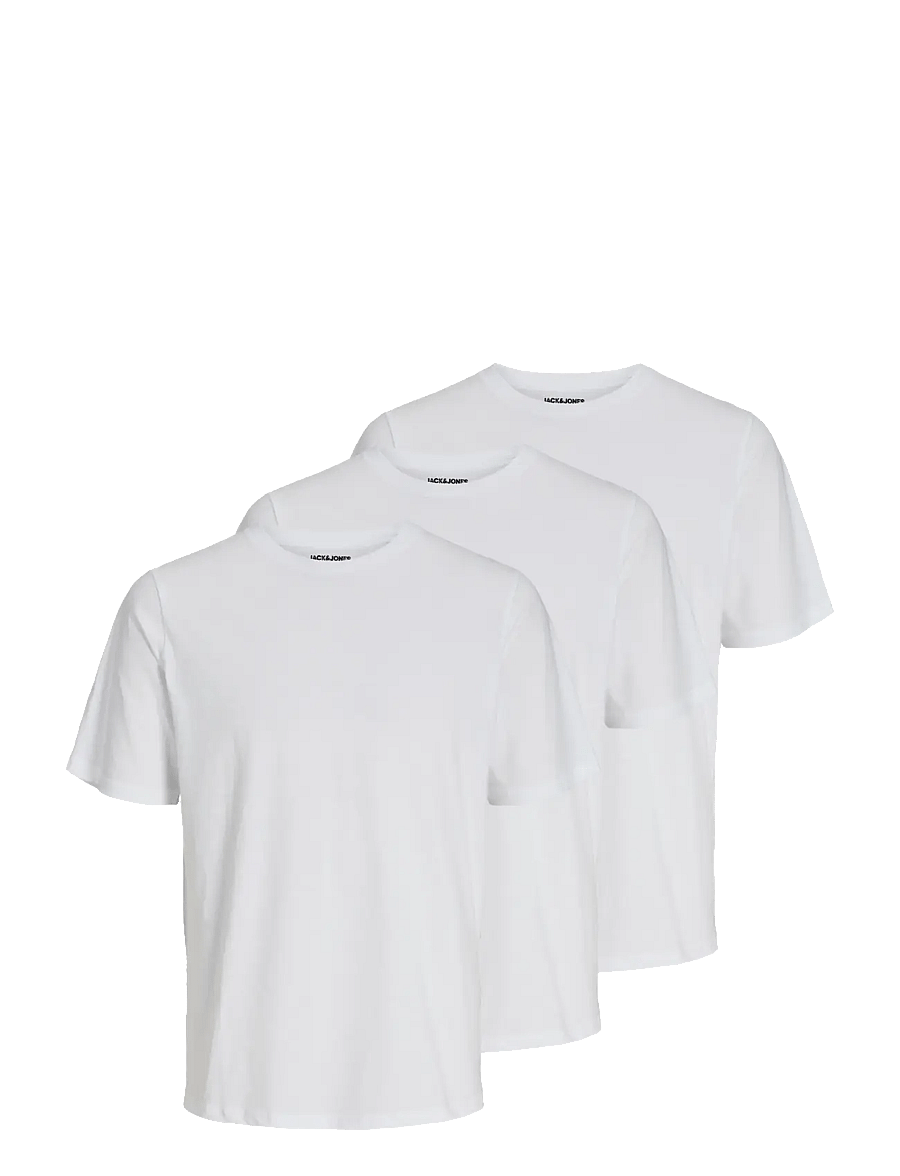 Jack & Jones - JACUNDER TEE CREW NECK 3 PACK NOOS - pyjama tops - white - 1