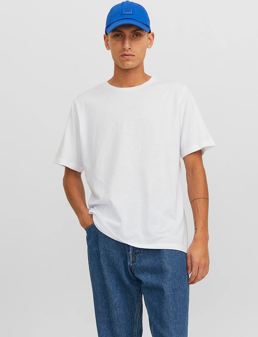 Jack & Jones - JACUNDER TEE CREW NECK 3 PACK NOOS - pyjama tops - white - 0