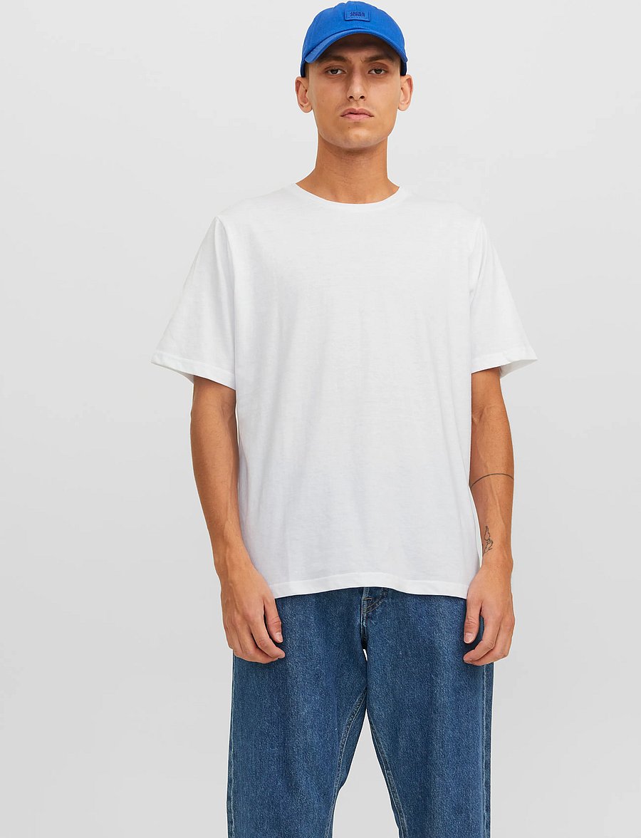 Jack & Jones - JACUNDER TEE CREW NECK 3 PACK NOOS - pyjama tops - white - 5