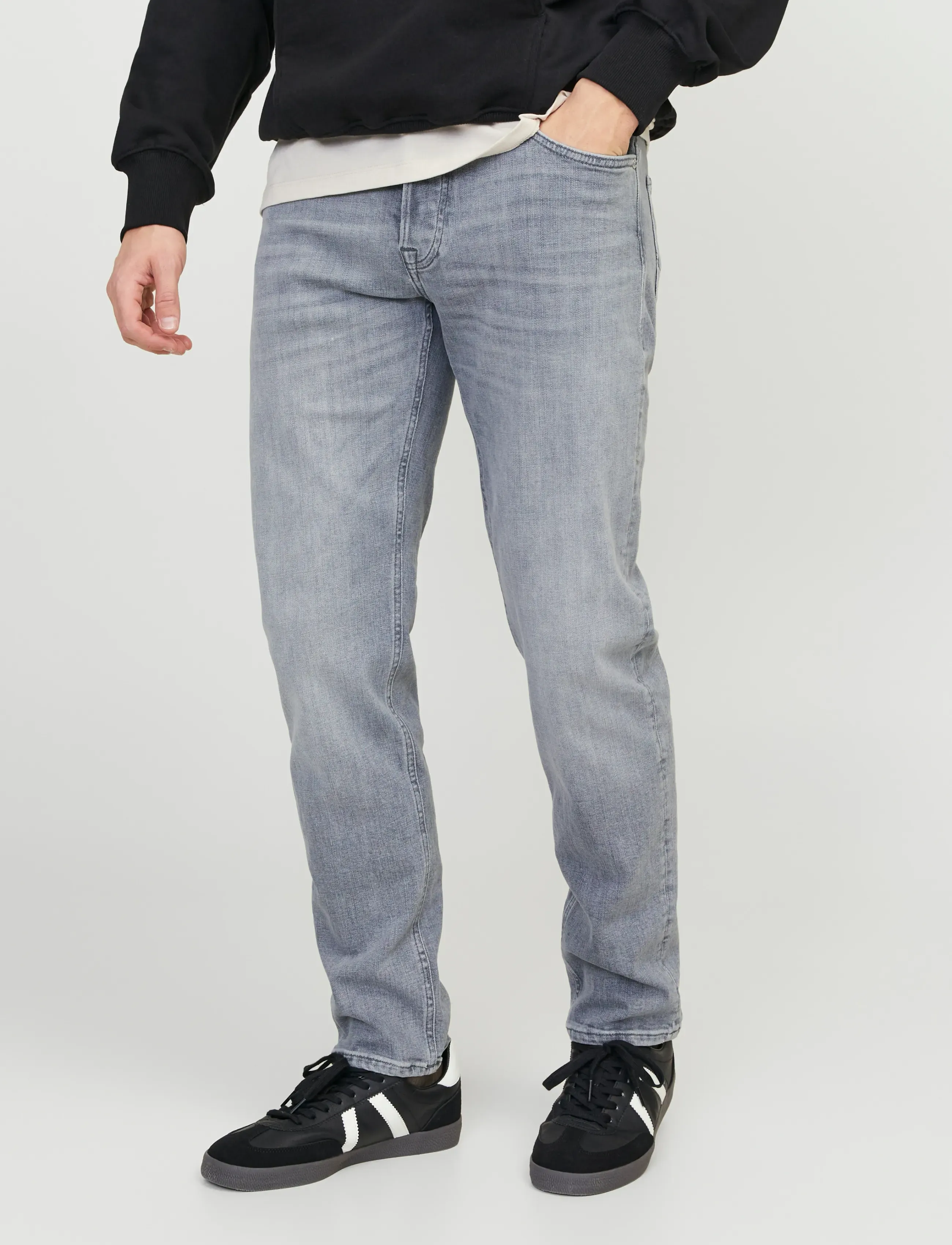 Jack & Jones JJIMIKE JJORIGINAL JJ 811 NOOS - Looks for less - GREY DENIM / grey