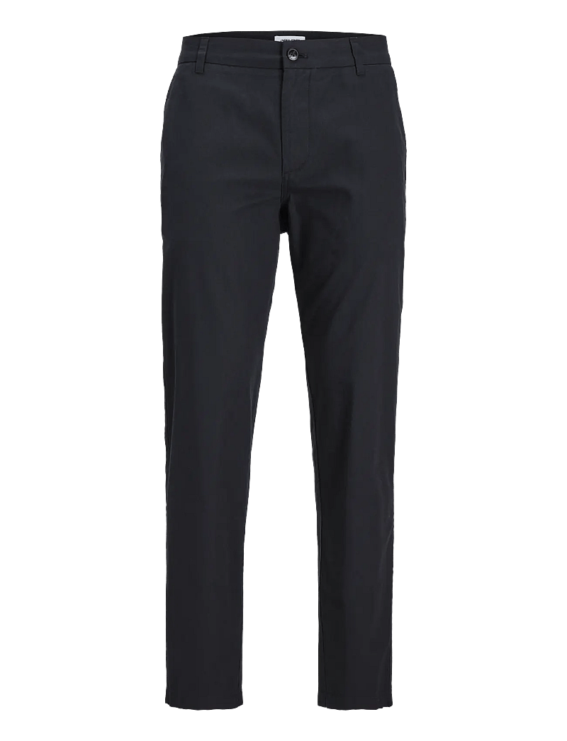 Jack & Jones - JPSTACE SUMMER LINEN BLEND CHINO PANT SN - leinenhosen - black - 1