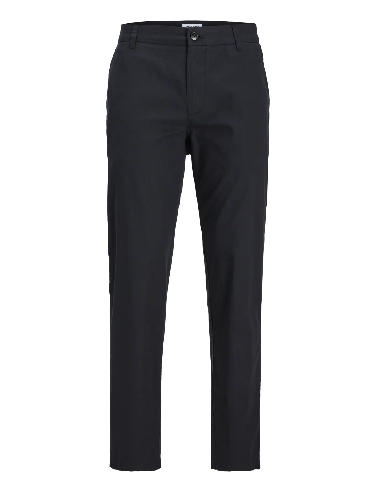 Jack & Jones JPSTACE SUMMER LINEN BLEND CHINO PANT SN - Chinos - BLACK / black