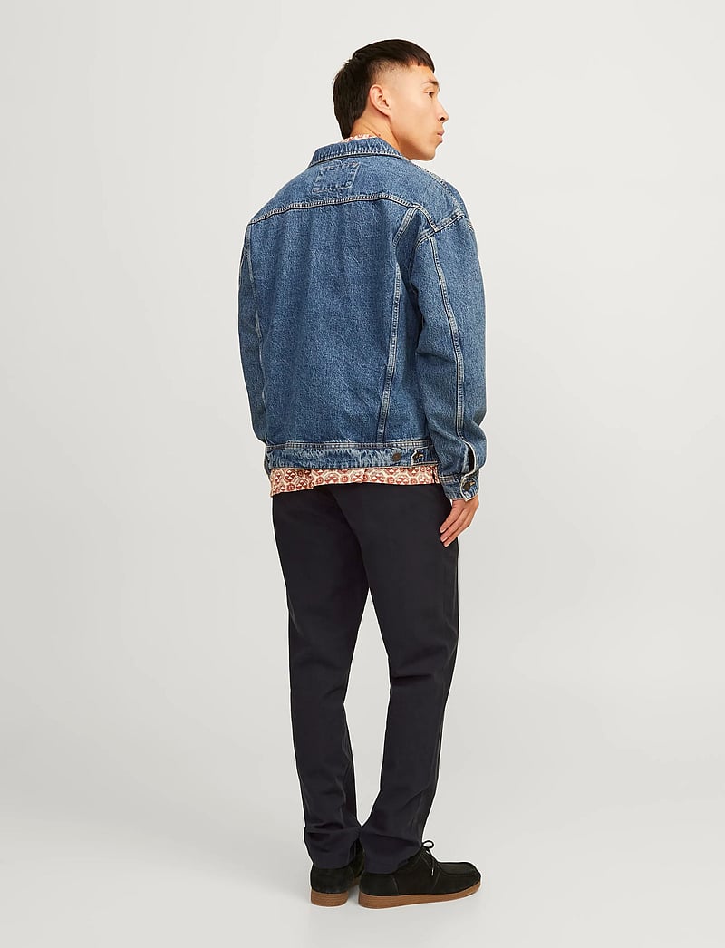 Jack & Jones - JPSTACE SUMMER LINEN BLEND CHINO PANT SN - leinenhosen - black - 3