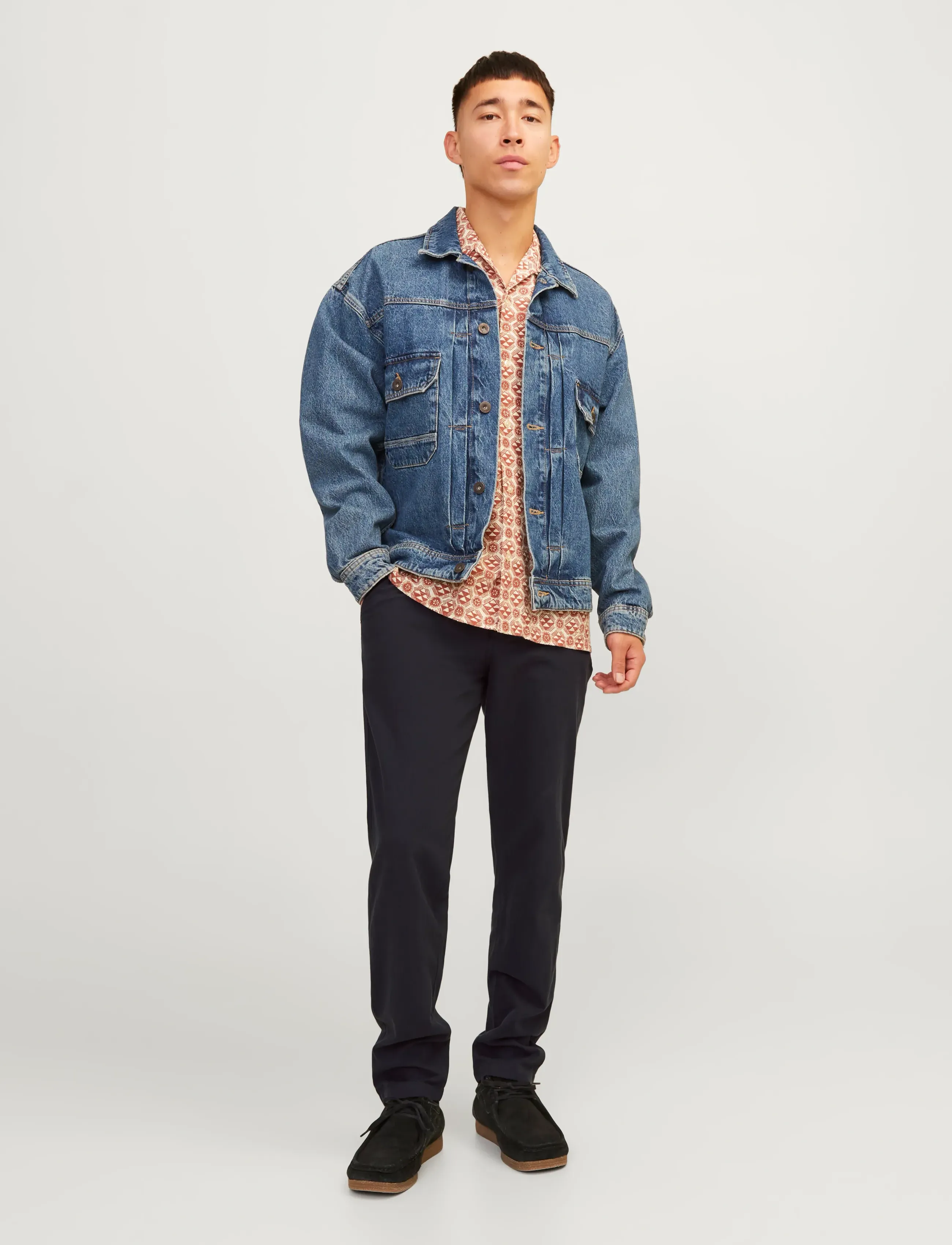 Jack & Jones - JPSTACE SUMMER LINEN BLEND CHINO PANT SN - linased püksid - black - 4