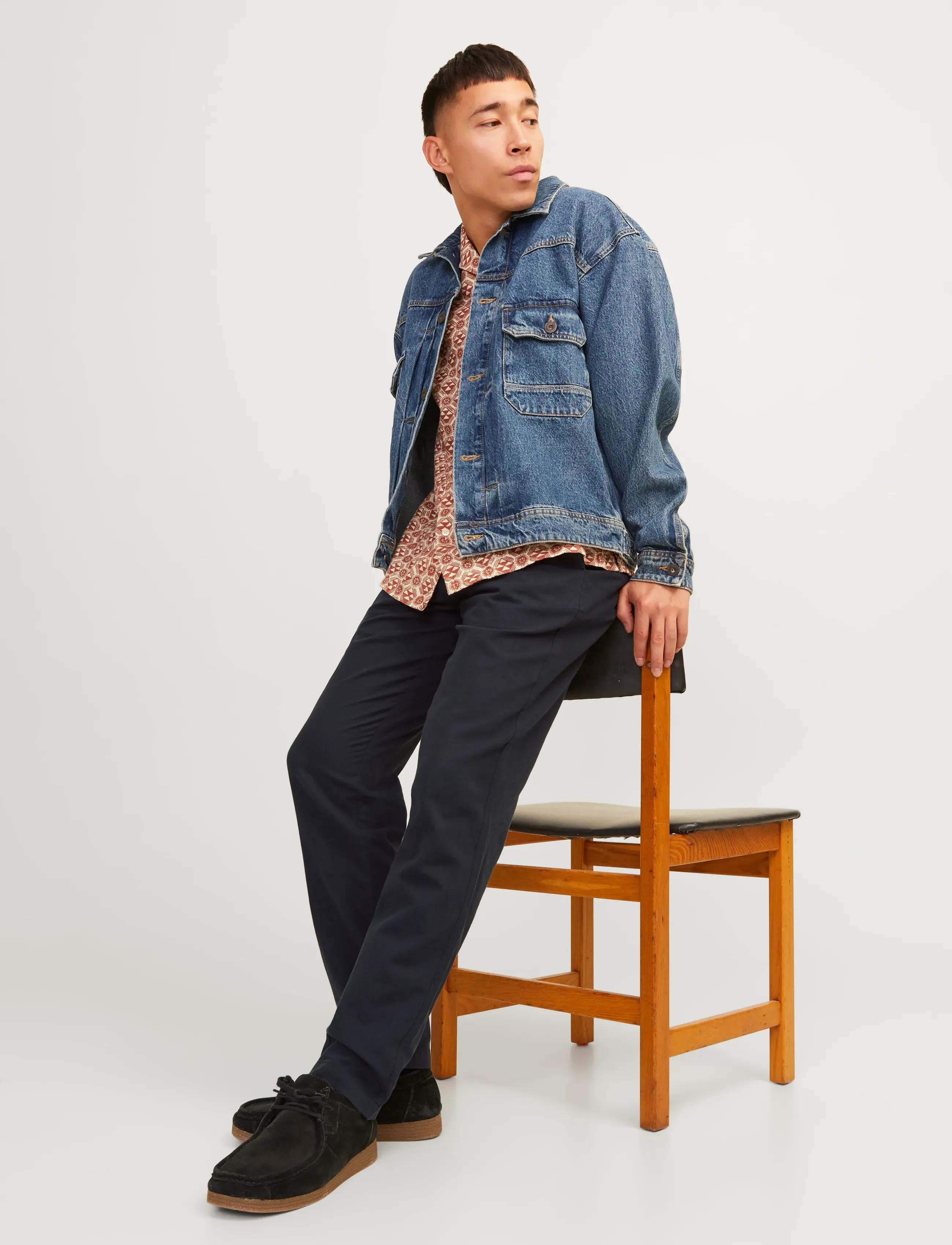 JACK & JONES Jpstace Summer Linen Blend Chino Pant Sn chinos herr – bild 5