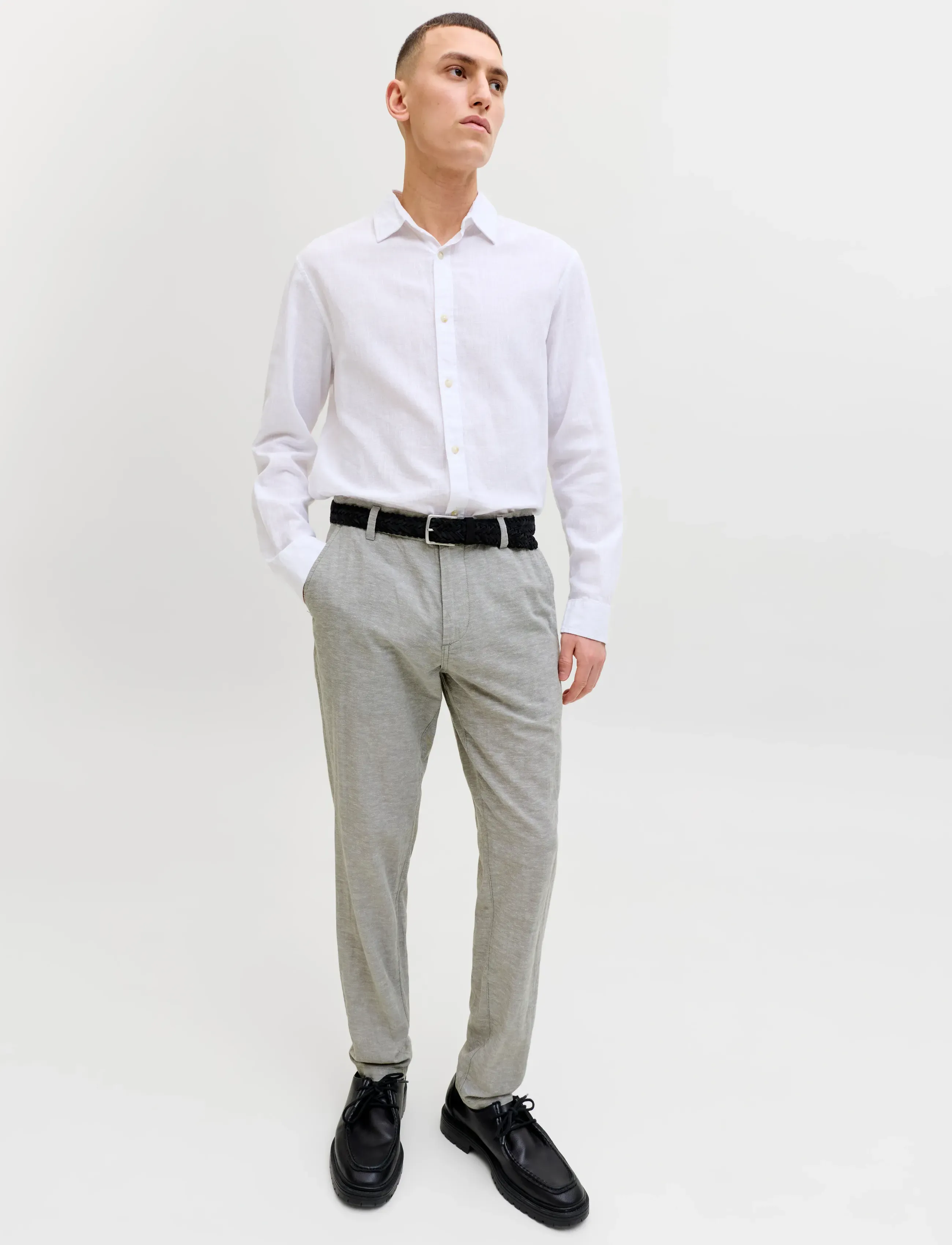 JACK & JONES Jpstace Summer Linen Blend Chino Pant Sn chinos herr – bild 5