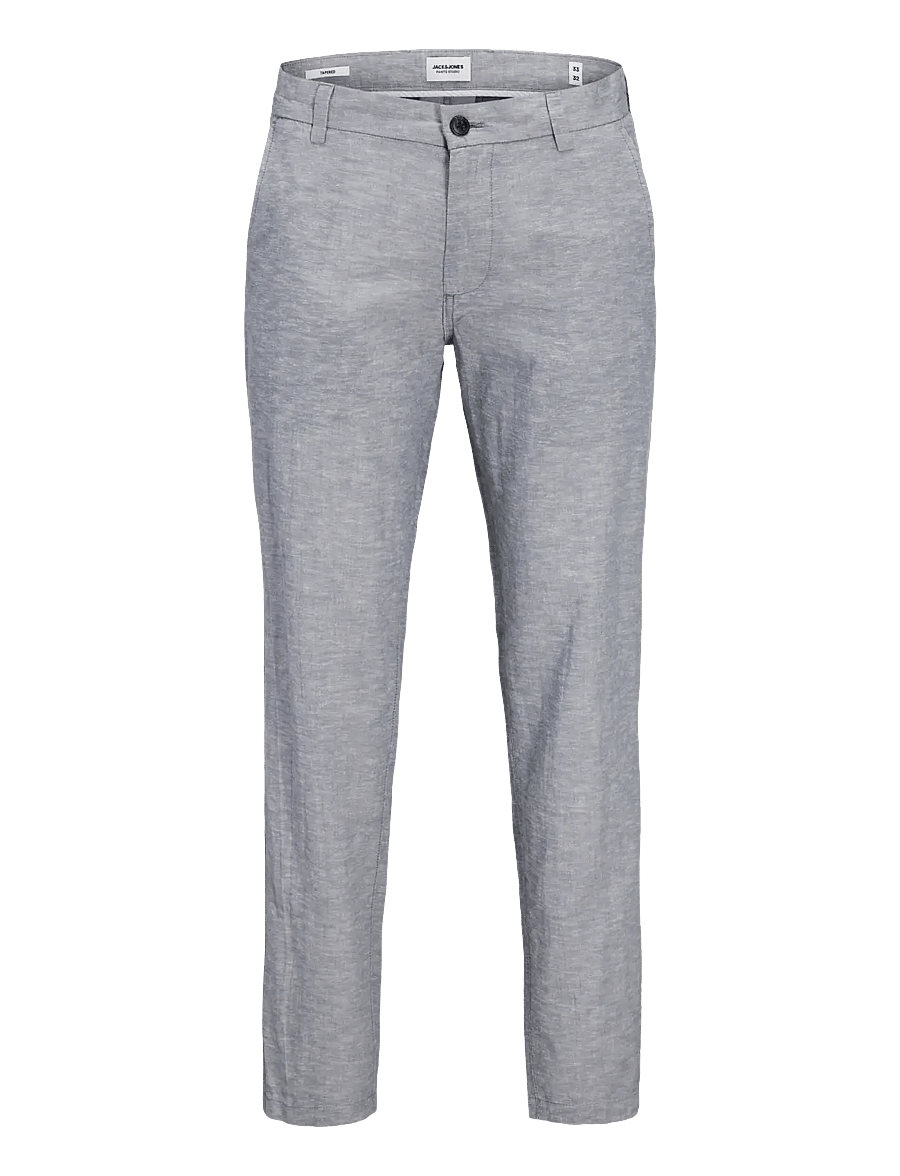Jack & Jones - JPSTACE SUMMER LINEN BLEND CHINO PANT SN - leinenhosen - faded denim - 1
