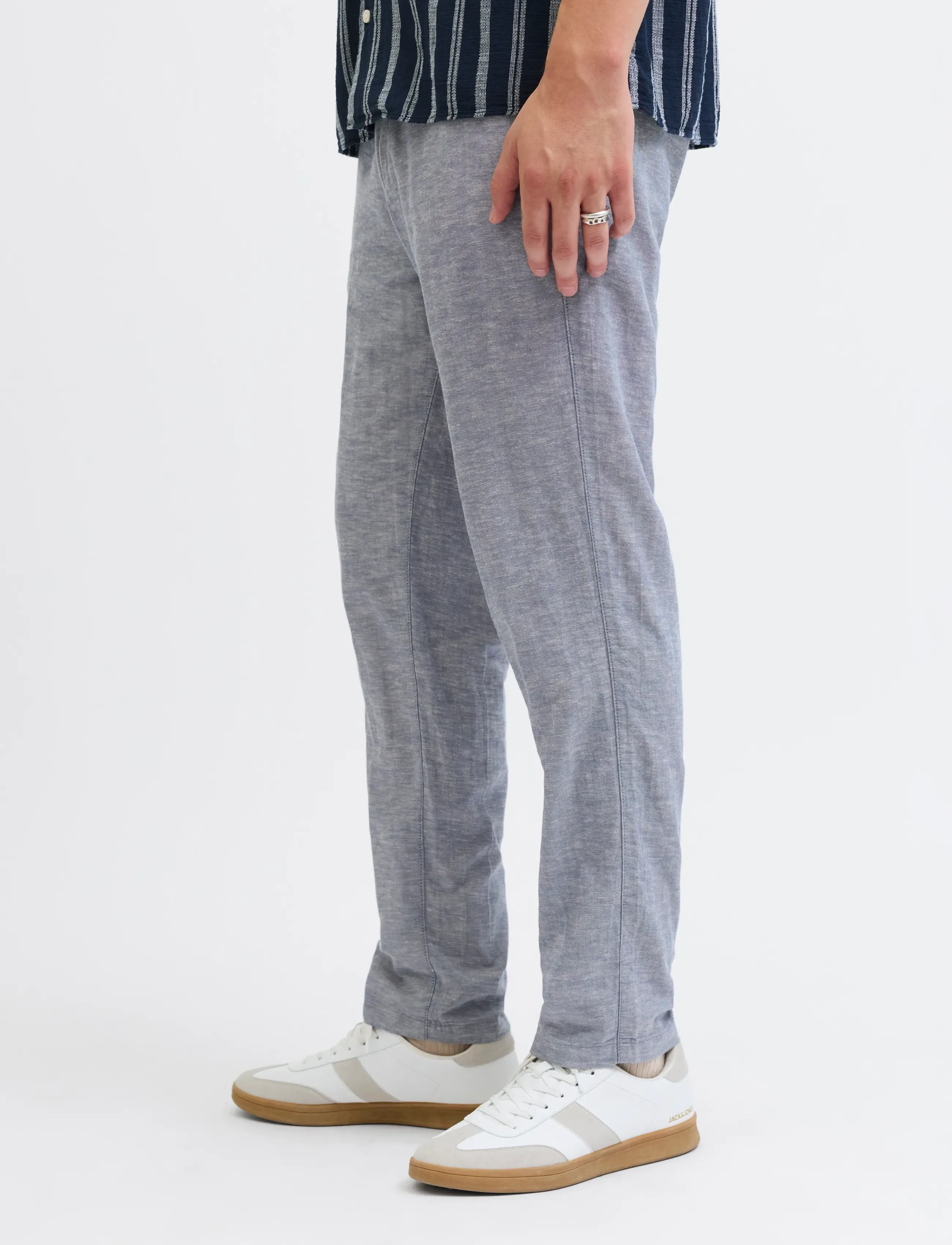 JACK & JONES Jpstace Summer Linen Blend Chino Pant Sn chinos herr – bild 6
