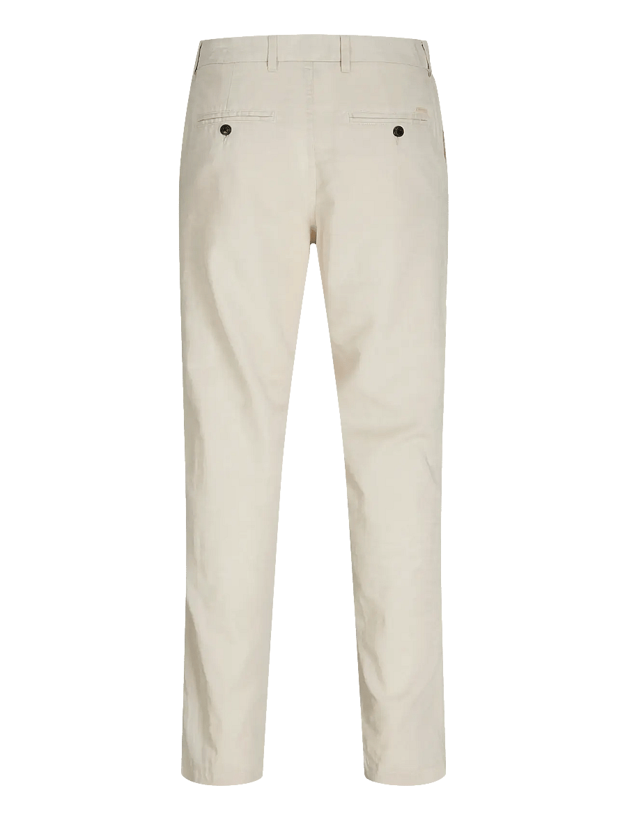 Jack & Jones - JPSTACE SUMMER LINEN BLEND CHINO PANT SN - leinenhosen - feather gray - 2