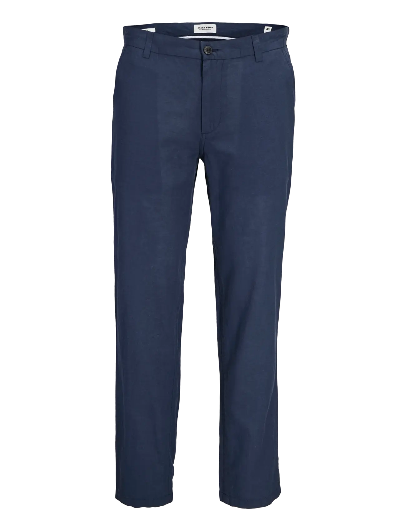 Jack & Jones JPSTACE SUMMER LINEN BLEND CHINO PANT SN - Jack & Jones - NAVY BLAZER / navy
