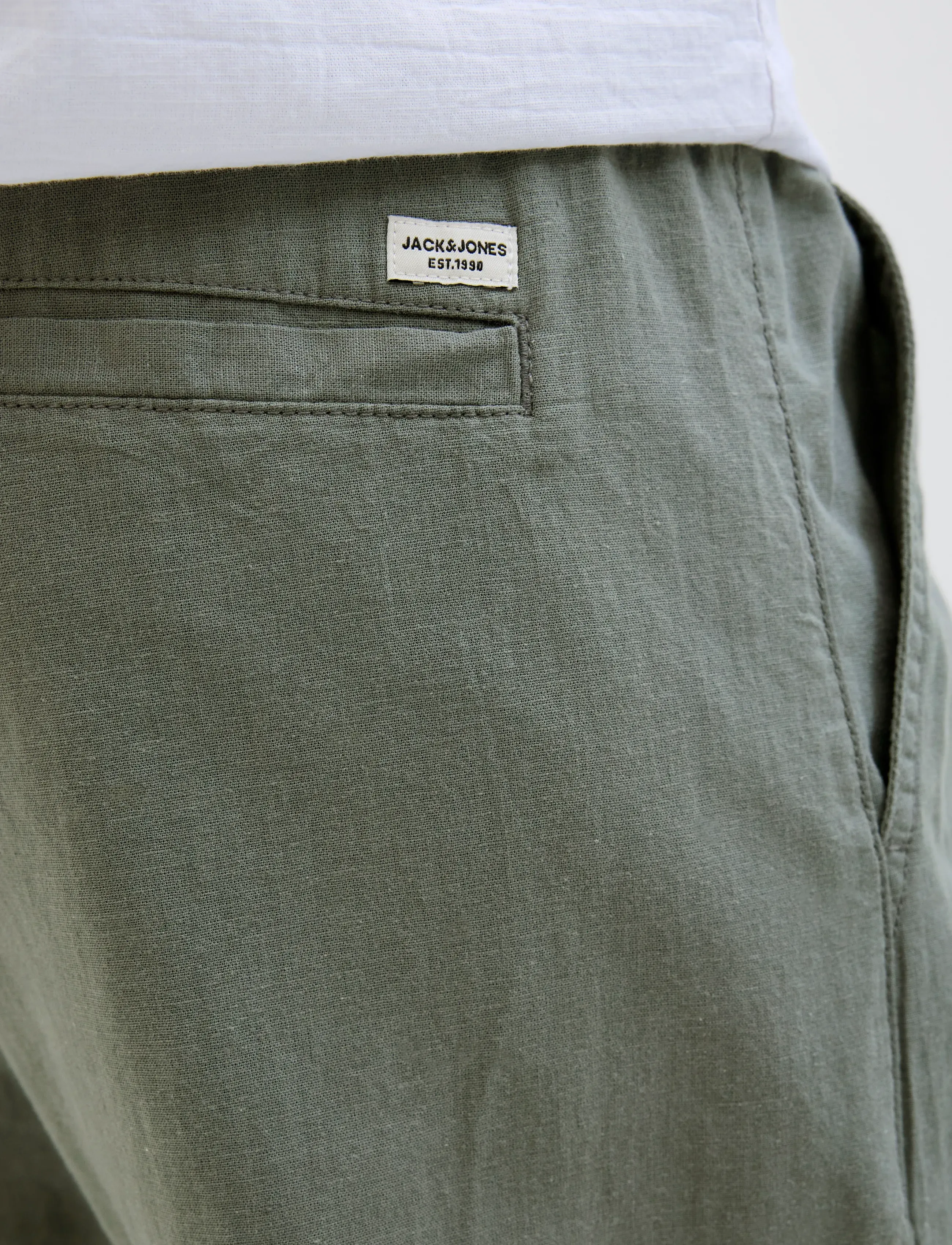 Jack & Jones - JPSTKANE SUMMER LINEN BLEND JOGGER SN - linased püksid - agave green - 5