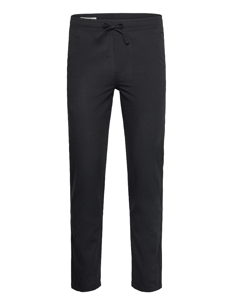 Jack & Jones - JPSTKANE SUMMER LINEN BLEND JOGGER SN - linased püksid - black - 1